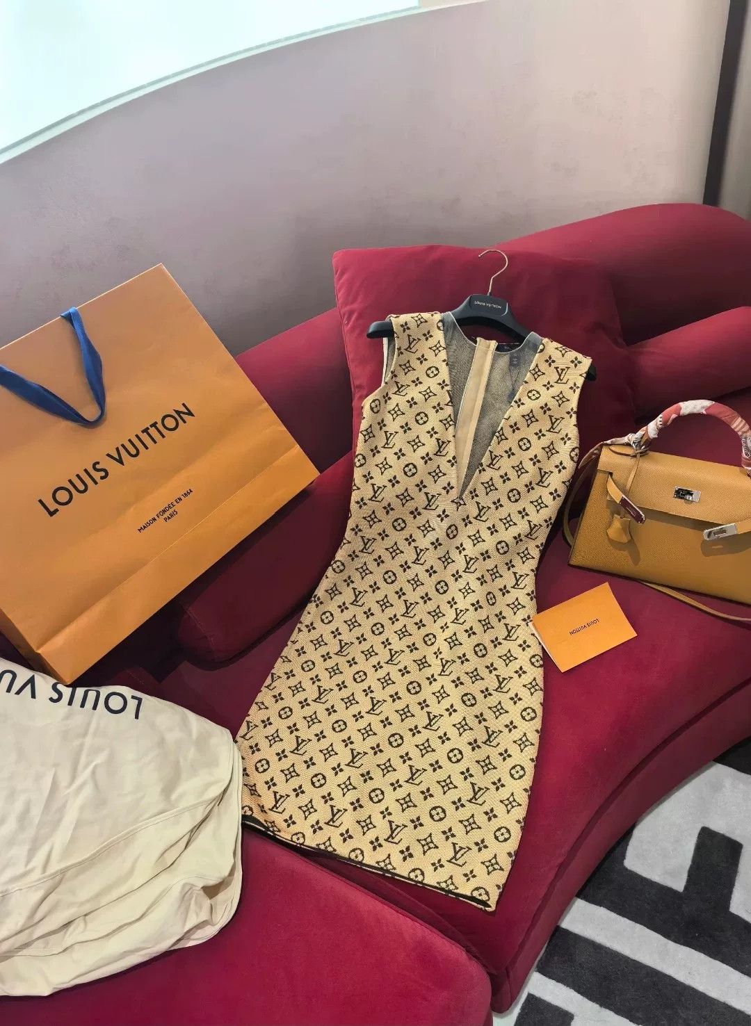 Louis Vuitton LV Monogram Sleeveless Dress Size M / US 6-8 / IT 42-44 - 1 Thumbnail