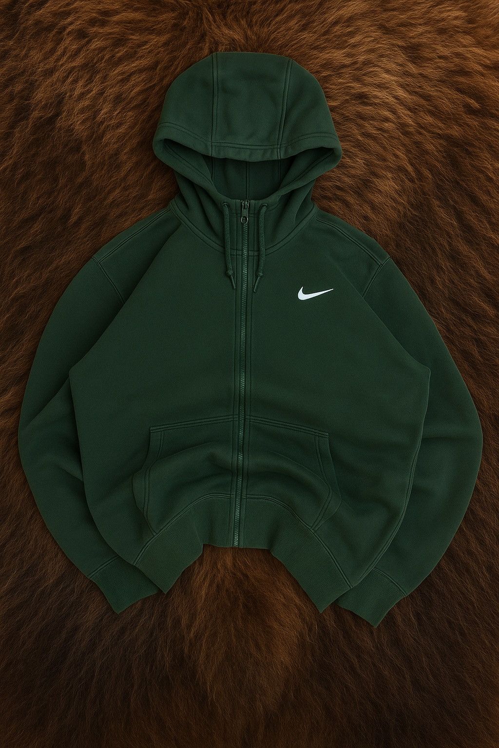 Nike × Vintage NIKE BOXY DRILL Y2K VINTAGE RARE ZIP HOODIE Size US M / EU 48-50 / 2 - 1 Thumbnail