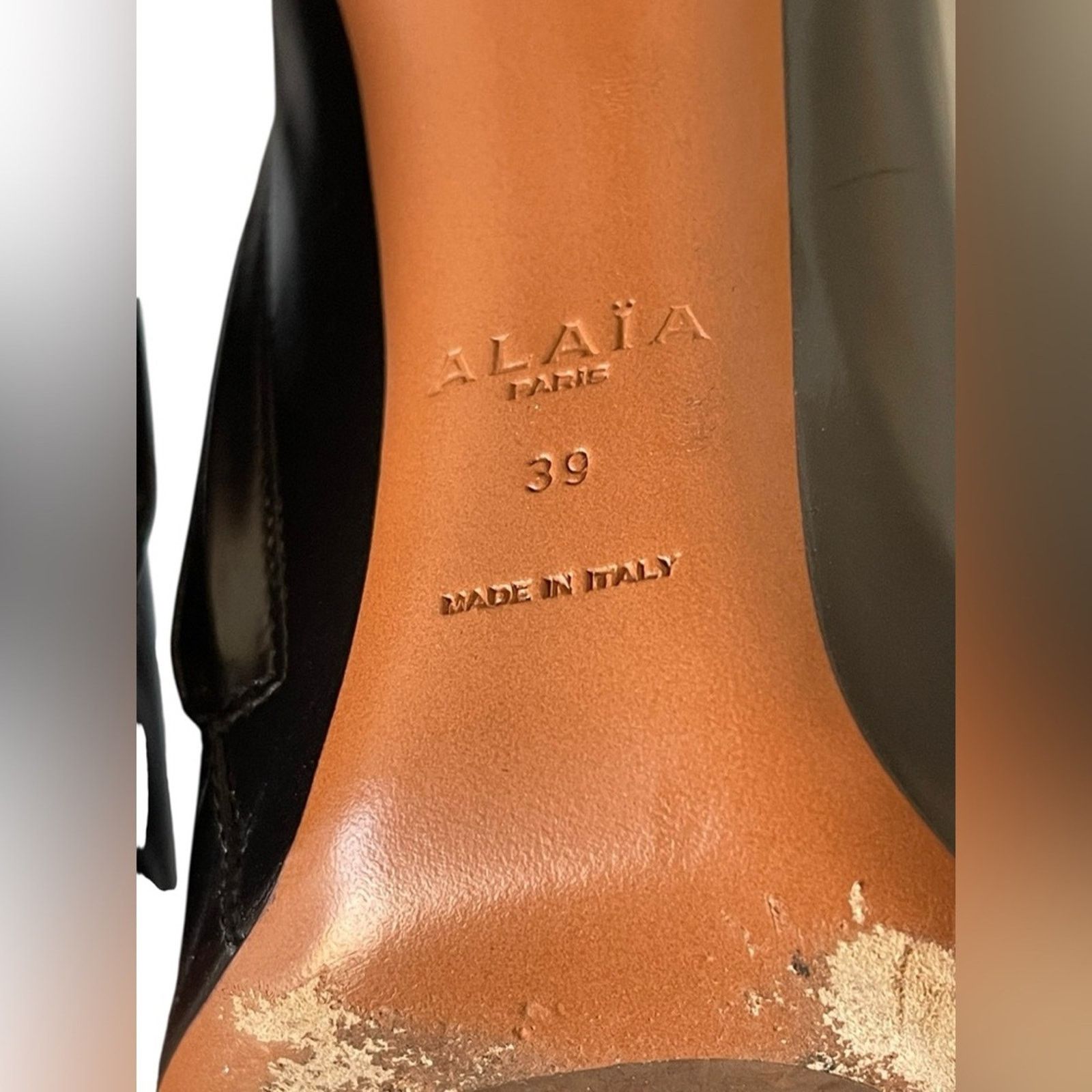 Alaia Alaia embellished black glossed-leather ankle boots IT 39 Size US 8.5 / IT 38.5 - 9 Thumbnail