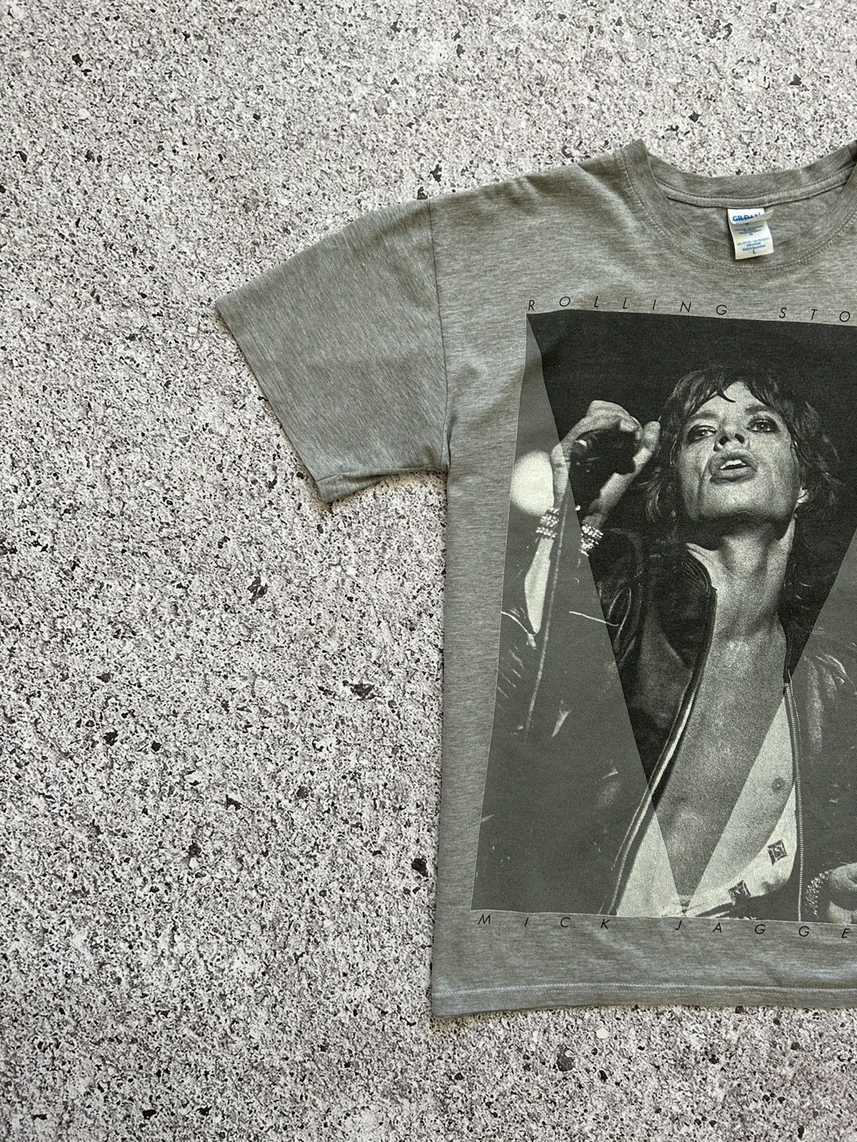Band Tees × The Rolling Stones Vintage Rock Band The Rolling Stones Mick Jagger T-Shirt Size US L / EU 52-54 / 3 - 2 Thumbnail