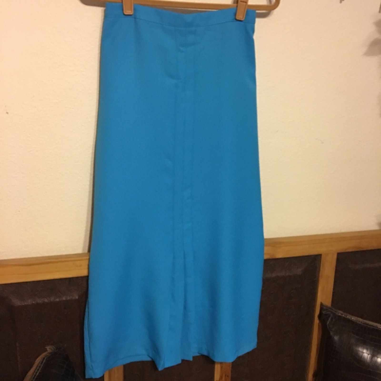 Vintage Ladies Prelude turquoise jacket and skirt set 8 Size M / US 6-8 / IT 42-44 - 5 Thumbnail