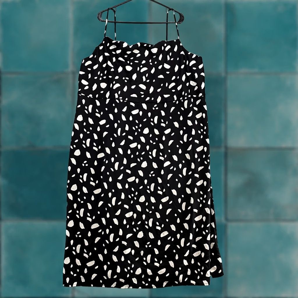 Old Navy Old Navy Midi Slip Dress Black 3X Cowl Neck Sleeveless Tank Dress Womens Size XXL / US 16-18 / IT 52-54 - 1 Thumbnail