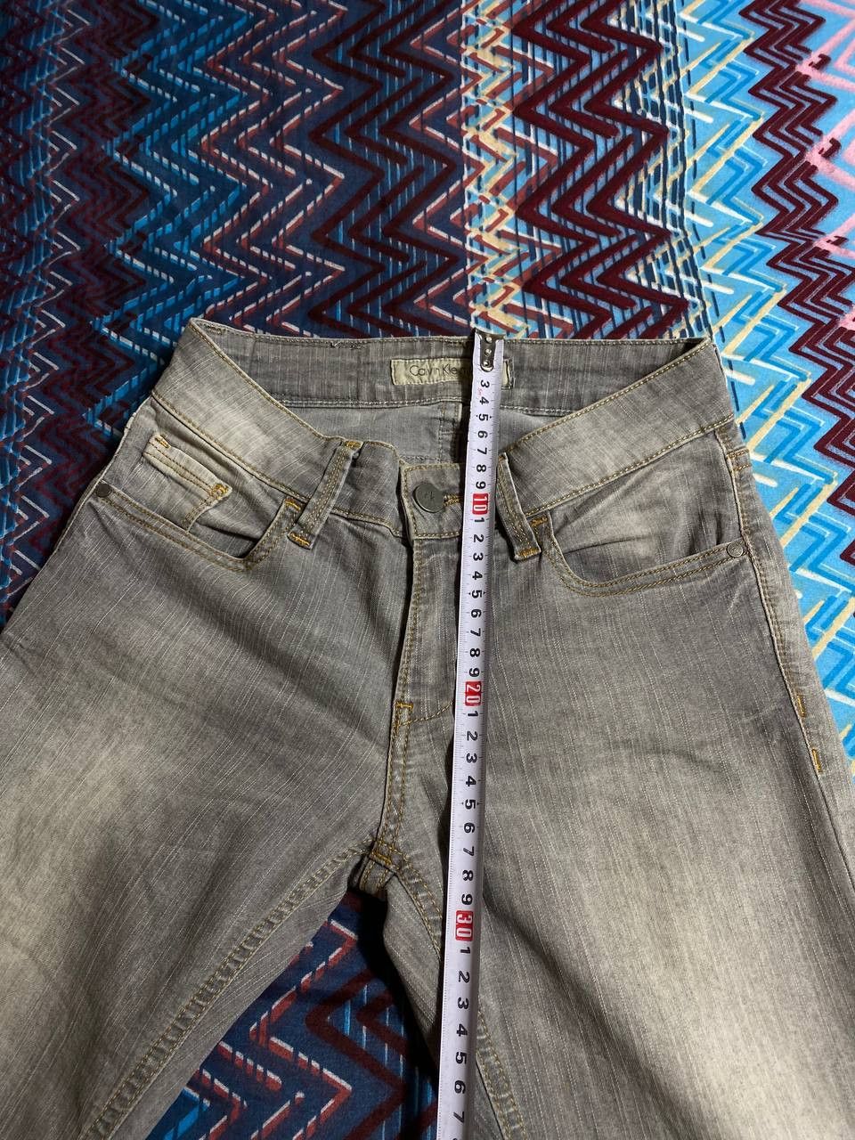 Calvin Klein × Vintage Calvin Klein Slim Skinny Denim Jeans Size 25" / US 0 / IT 36 - 9 Thumbnail