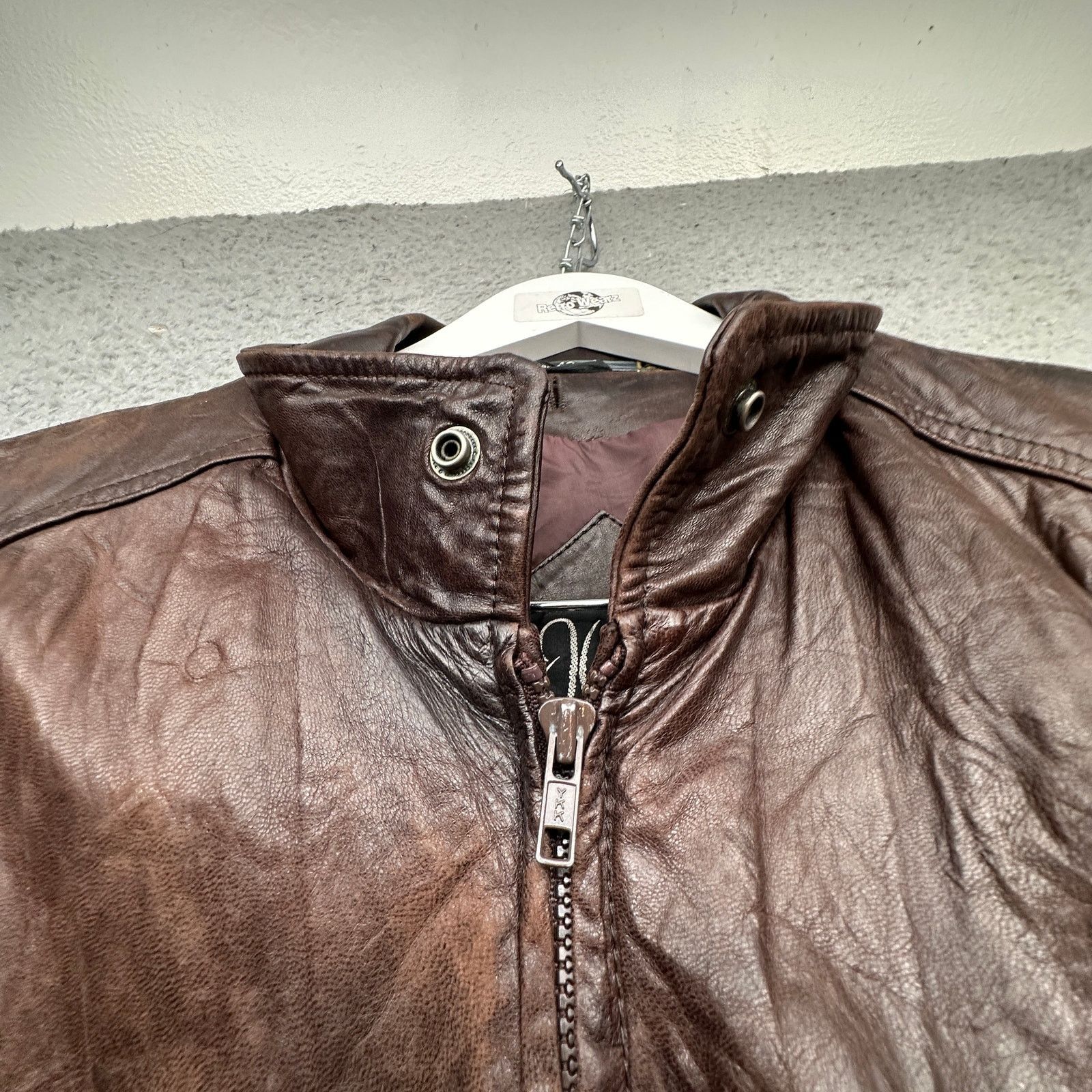 Other VTG J Walden Thermolite Bomber Aviator Leather Jacket Large Size US L / EU 52-54 / 3 - 9 Thumbnail