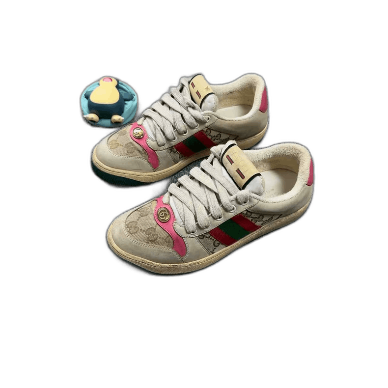 Gucci Gucci Dirty Sneakers in Wood Color-2505 Size US 7.5 / IT 37.5 - 1 Thumbnail