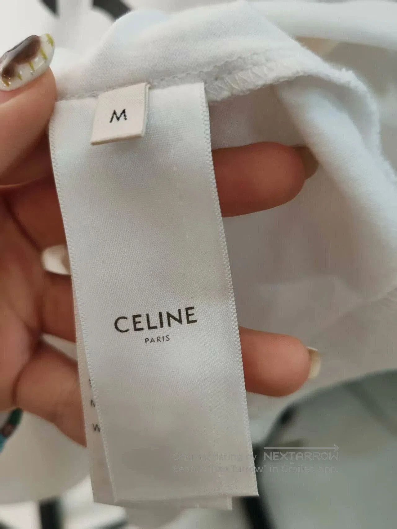 Celine Celine Logo Short Sleeve T. Size US M / EU 48-50 / 2 - 3 Thumbnail