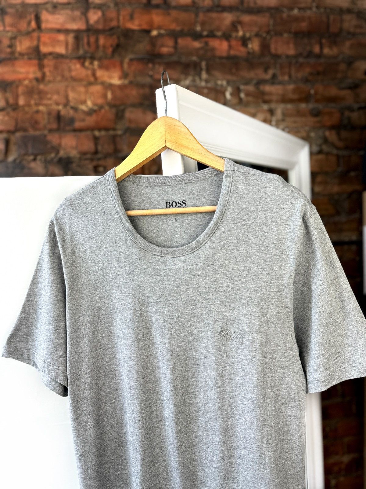 Hugo × Hugo Boss Men’s Basic Shirt Hugo Boss Gray Size: L Size US L / EU 52-54 / 3 - 2 Thumbnail