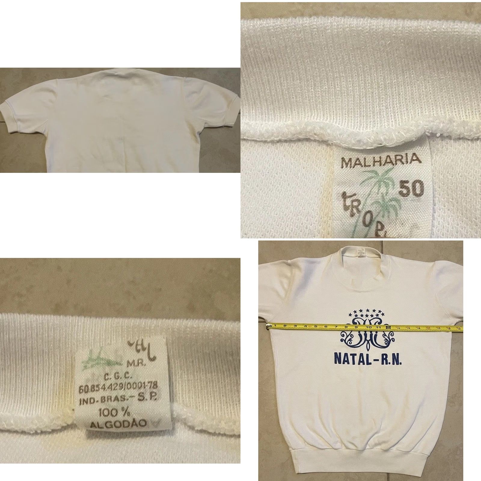Vintage VINTAGE Marist Brothers Natal Brazil Sweatshirt Hoodie XS White College Army 80s Grunge USA Mens Size US XS / EU 42 / 0 - 8 Thumbnail