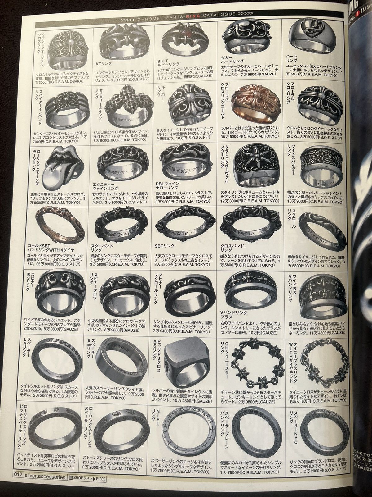 Chrome Hearts 2003 Chrome Hearts Magazine Catalog Book Ring Ring Size ONE SIZE - 4 Thumbnail