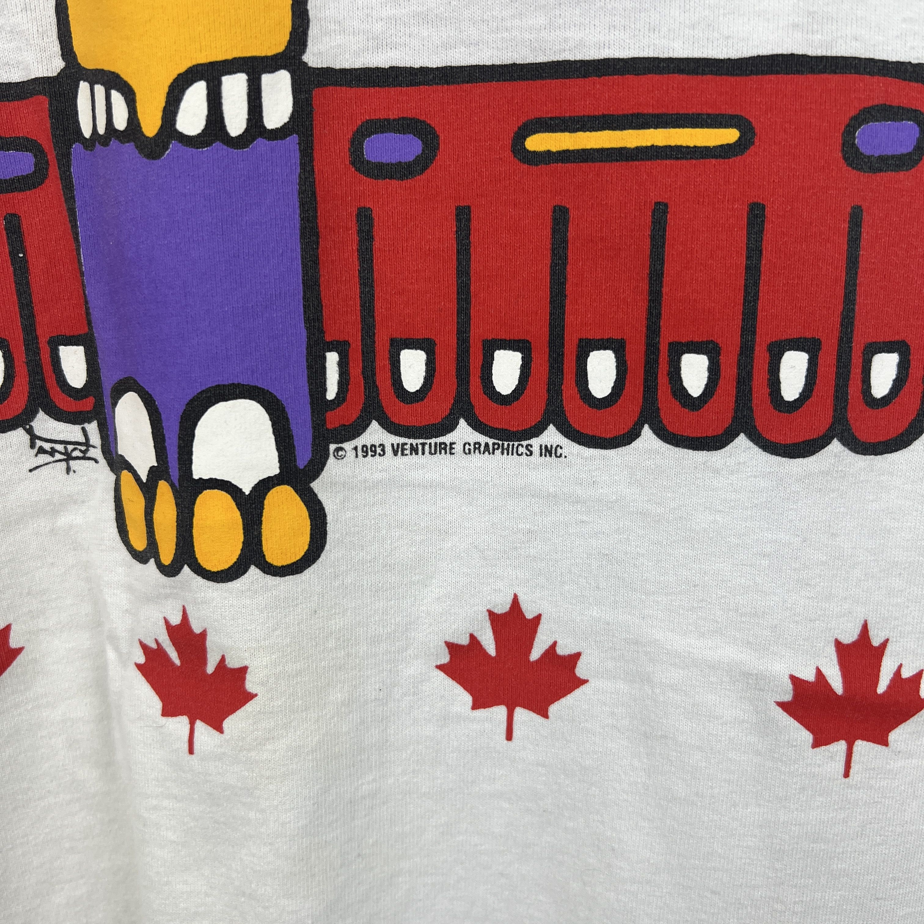 Other Vintage 1993 Canada Graphic T-Shirt Made in USA Size US L / EU 52-54 / 3 - 4 Thumbnail