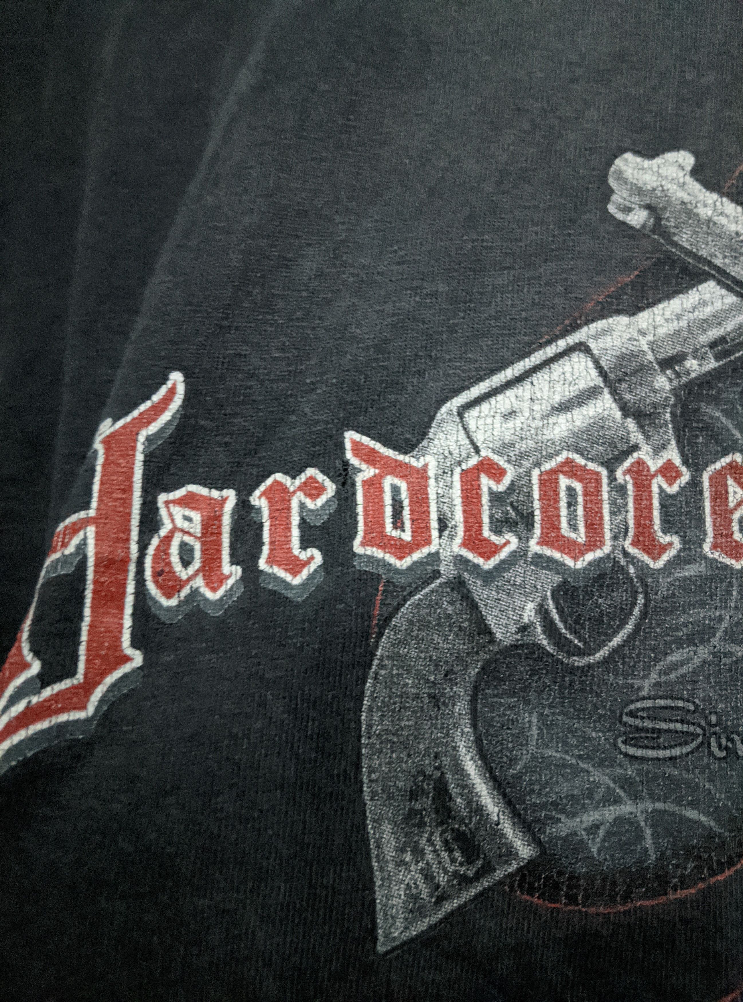 Vintage Vintage 90s hardcore choppers skull westcoast motorcicles t Size US XL / EU 56 / 4 - 11 Thumbnail
