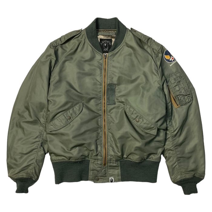 Bape Bape x Real McCoy’s MA-1 Bomber Jacket | Grailed