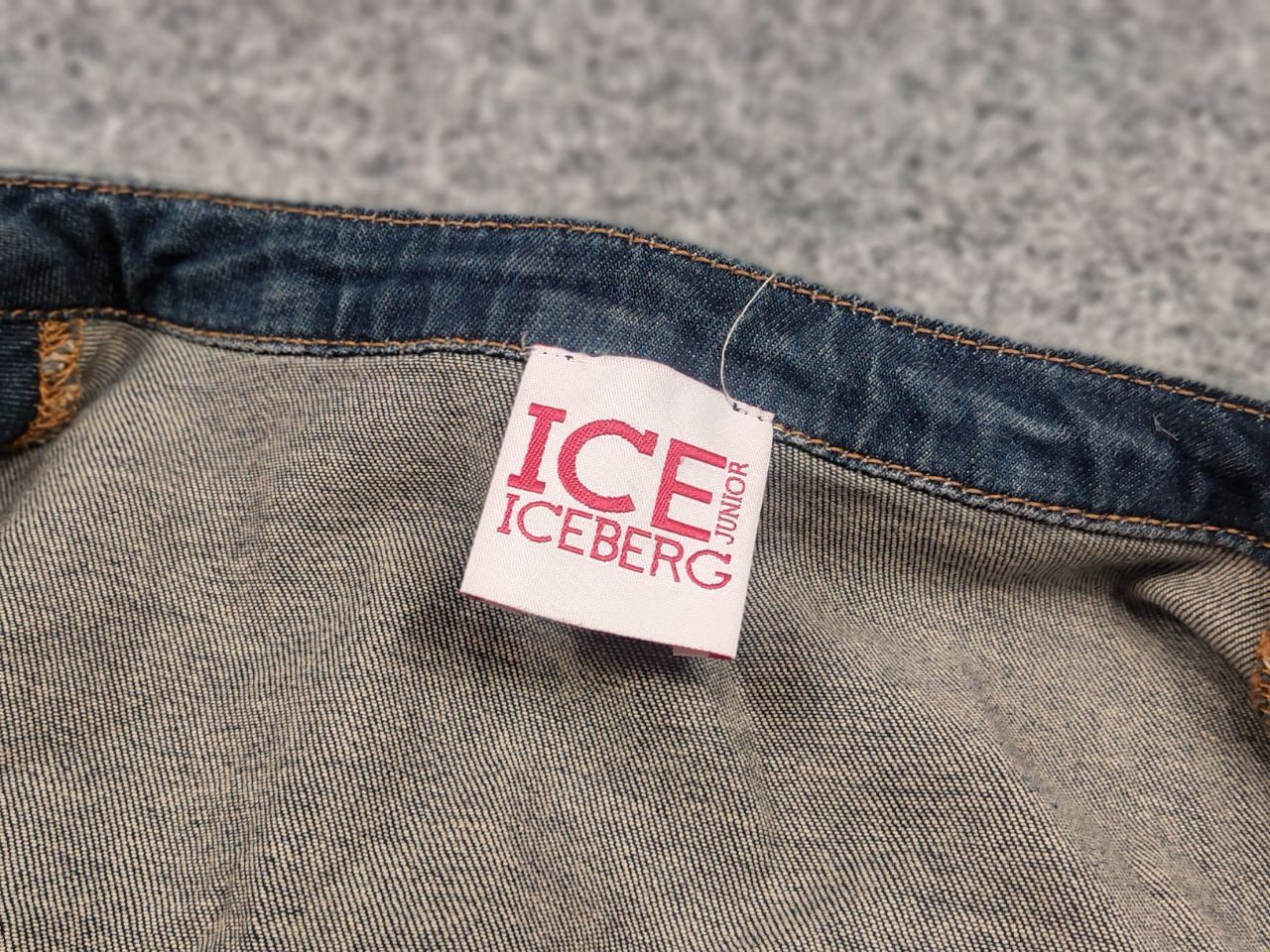 Iceberg Vintage Ice Iceberg Womens Junior Denim Pocket Zip up Jacket Size XS / US 0-2 / IT 36-38 - 11 Thumbnail