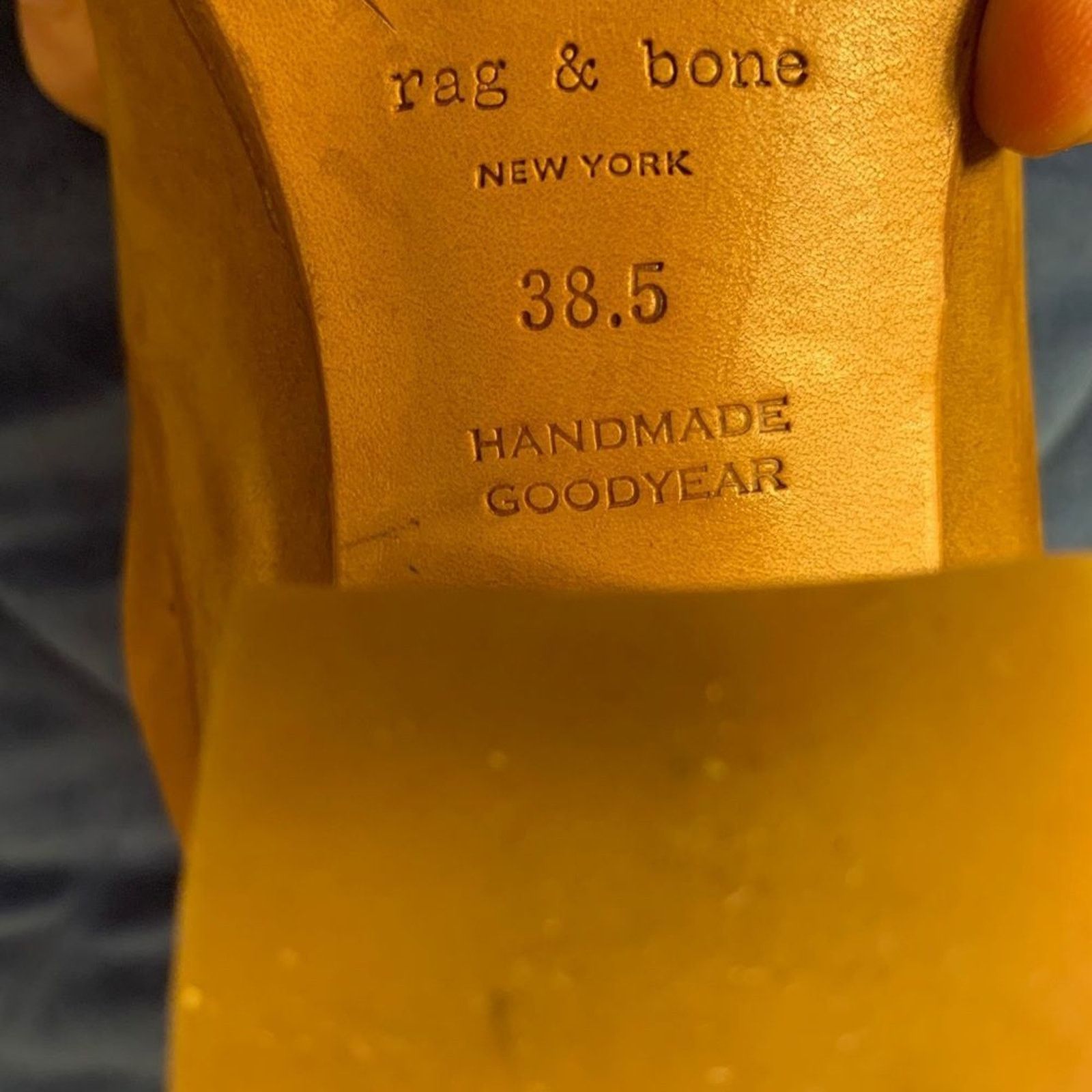 Rag & Bone RAG & BONE SUEDE WHIPSTITCHED ANKLE BOOTS BOOTIES 8.5 Size US 8.5 / IT 38.5 - 3 Thumbnail