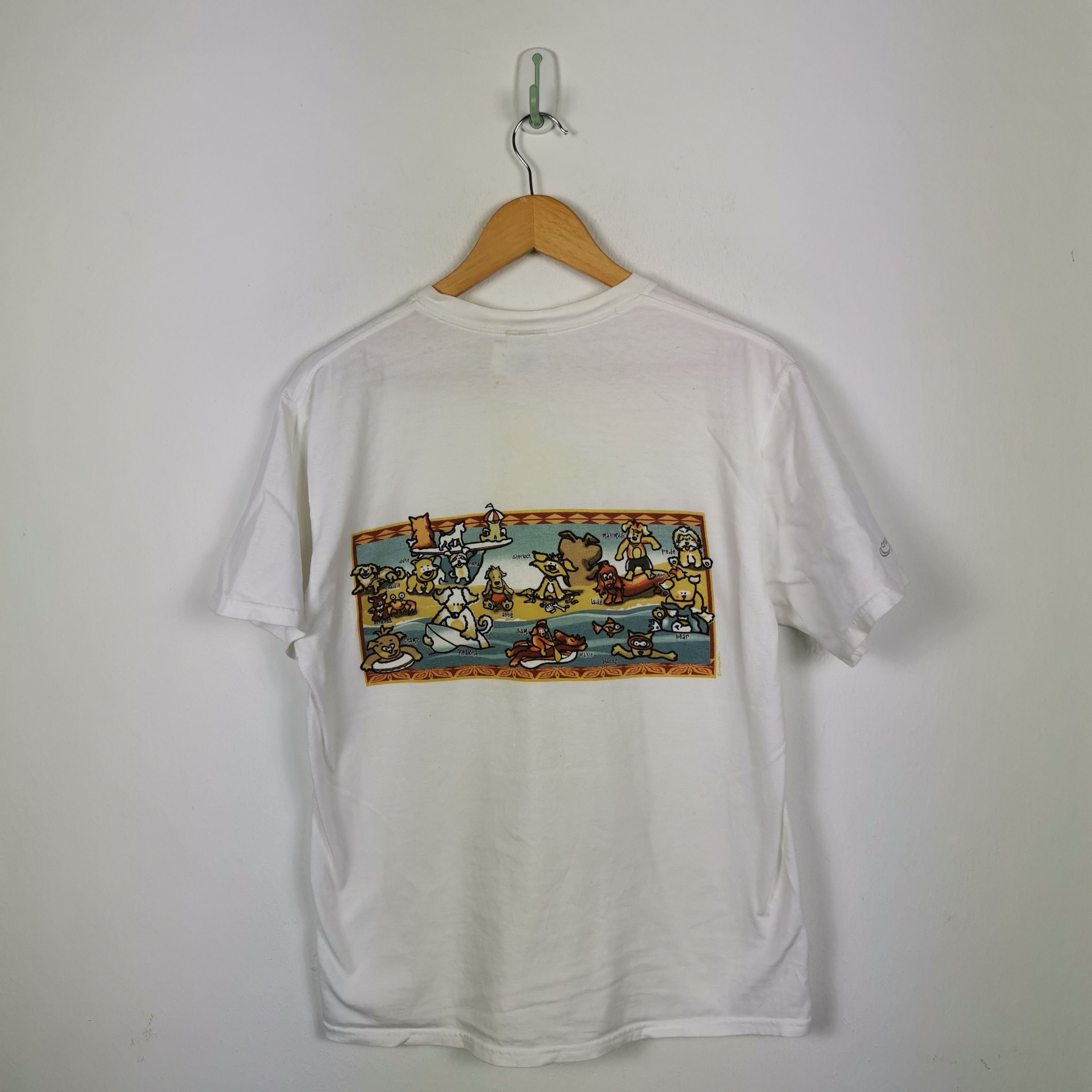 Vintage Vintage Adopt a DOG T-Shirt by Crazy Shirt Crewneck Tees Size US M / EU 48-50 / 2 - 3 Thumbnail