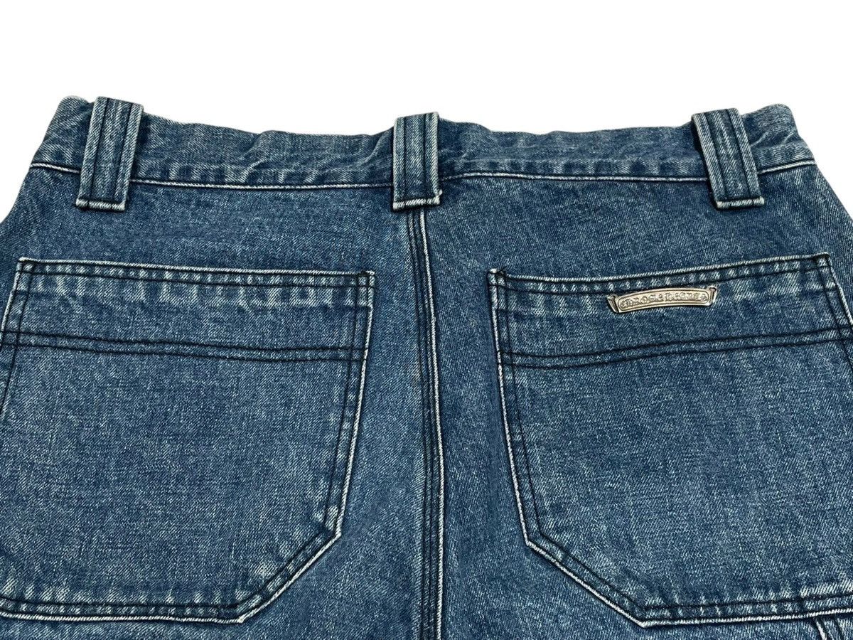 Chrome Hearts 32inch Chrome Hearts Denim Carpenter Shorts Size US 32 / EU 48 - 9 Thumbnail