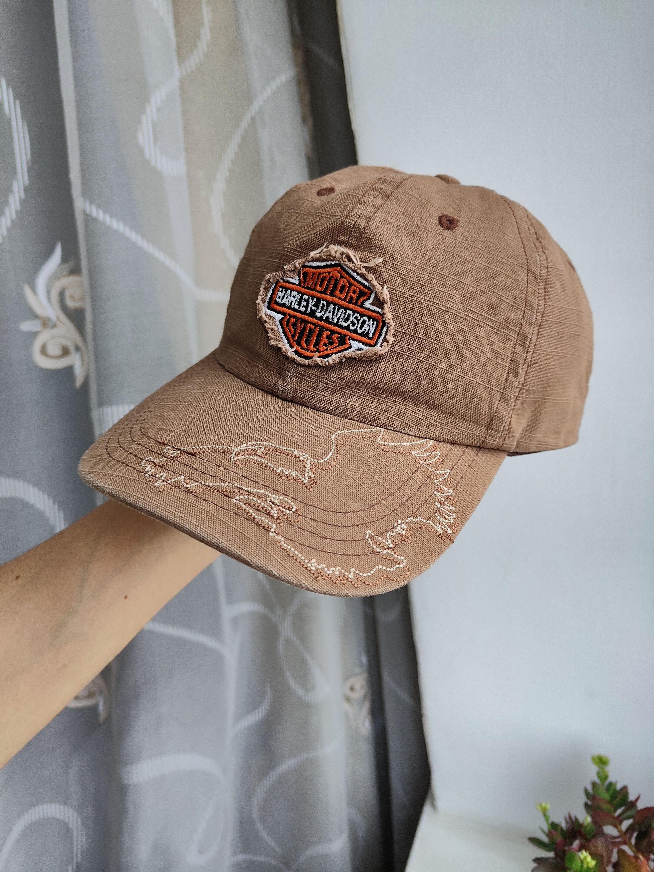 Harley Davidson Vintage Harley Davidson Motorcycles Eagle Cap Size ONE SIZE - 2 Thumbnail