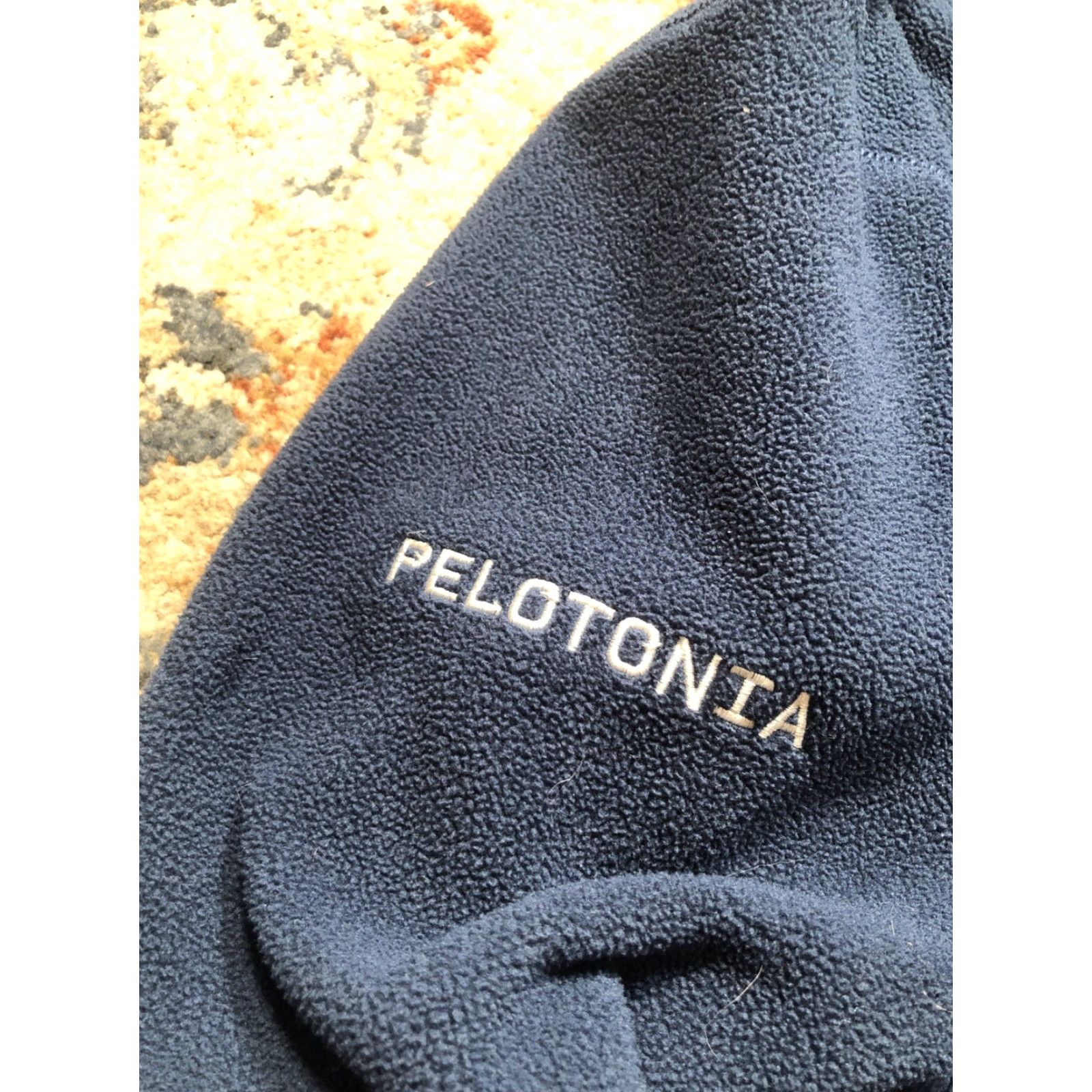 johnnie-O Johnnie-O Sweater Shirt 1/4 Zip Mock Neck Long Sleeve Blue Fleece Embroidered Logo Mens Large Pullover Size US L / EU 52-54 / 3 - 7 Thumbnail