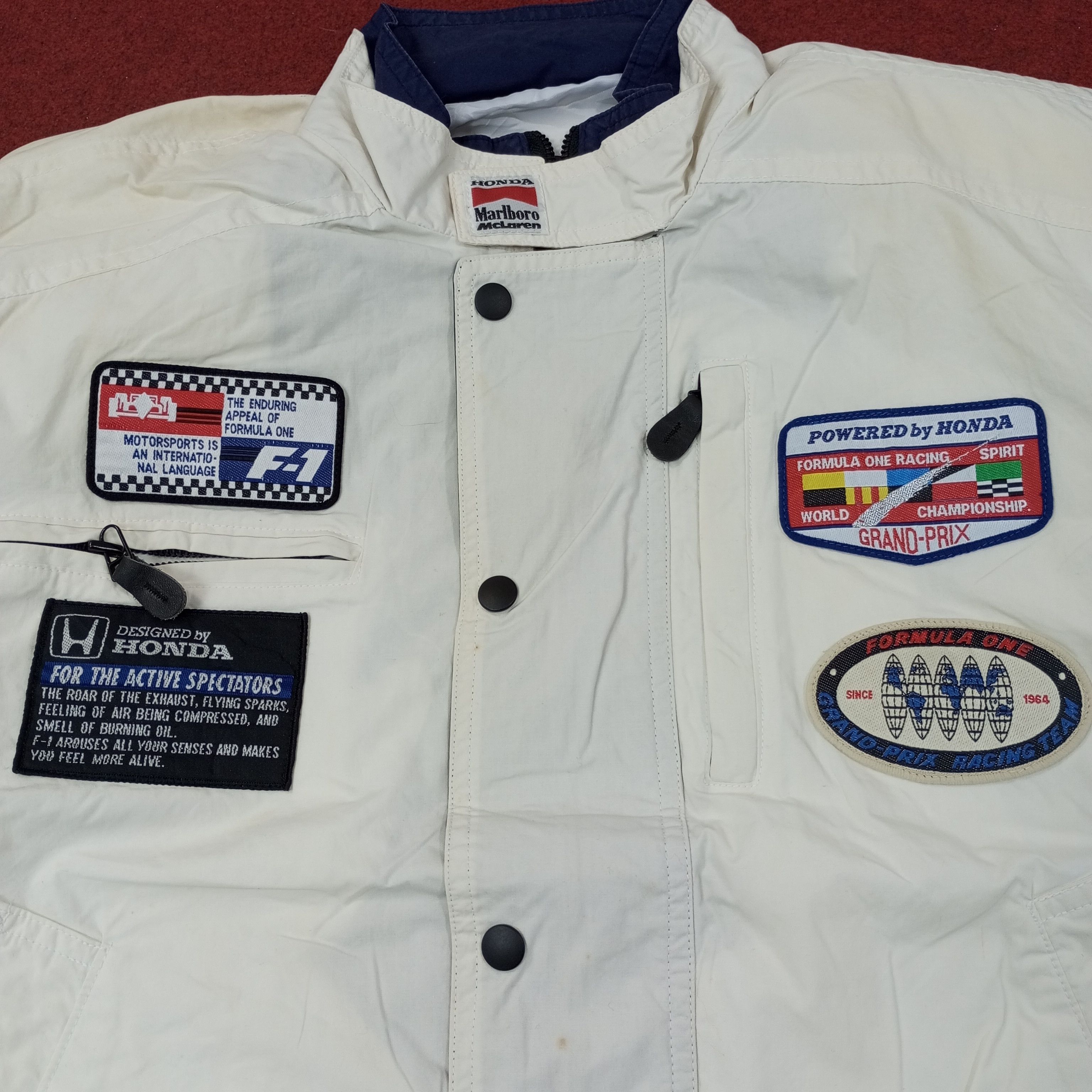 Honda Honda F1 Motorsports Racing Style Custom Jacket c246n20 Size US L / EU 52-54 / 3 - 2 Thumbnail
