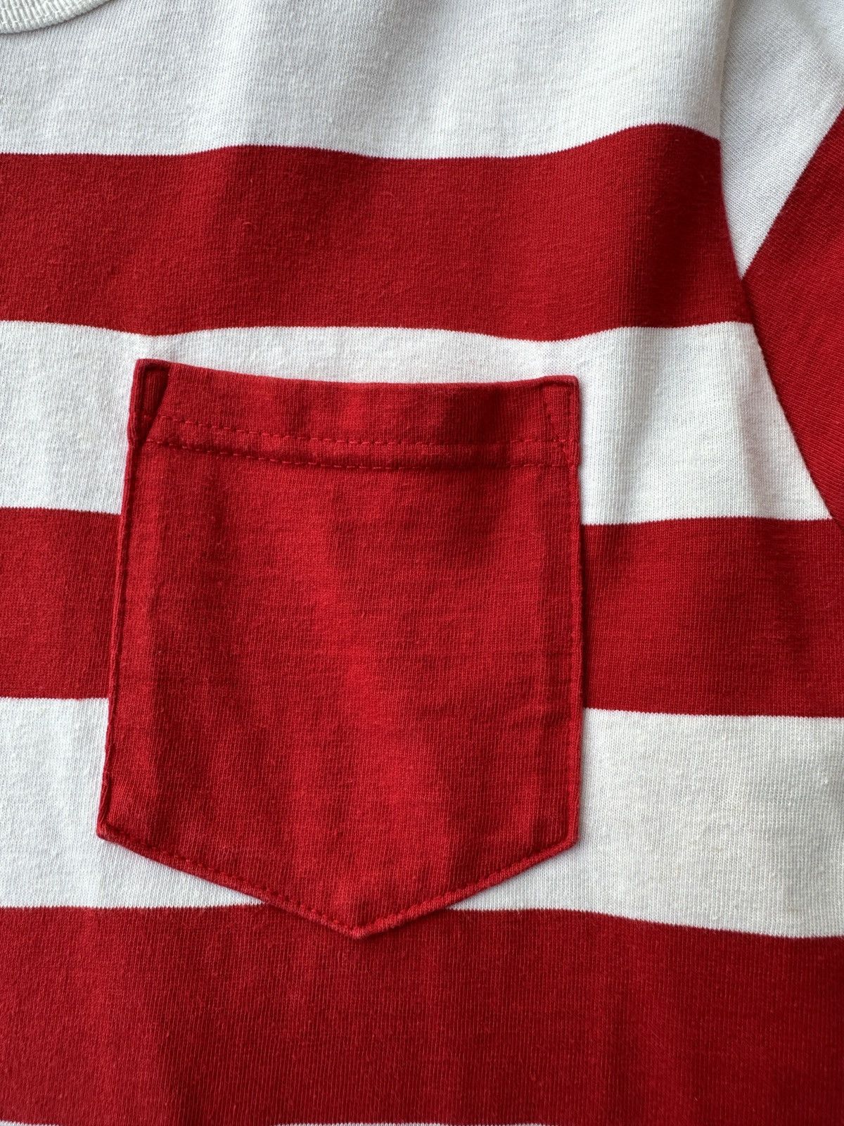 Beams Plus Beams ref white border striped deconstructed patchwork shirt Size US M / EU 48-50 / 2 - 4 Thumbnail
