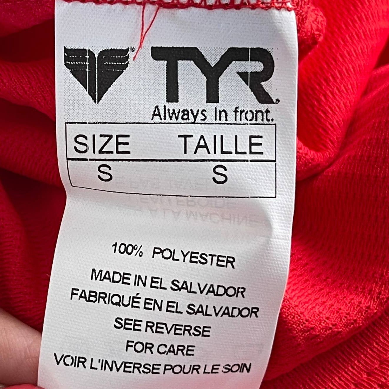 Other TYR Apparel Tech Polo Shirt - Red Textured Size Small - $44 Size US S / EU 44-46 / 1 - 8 Thumbnail