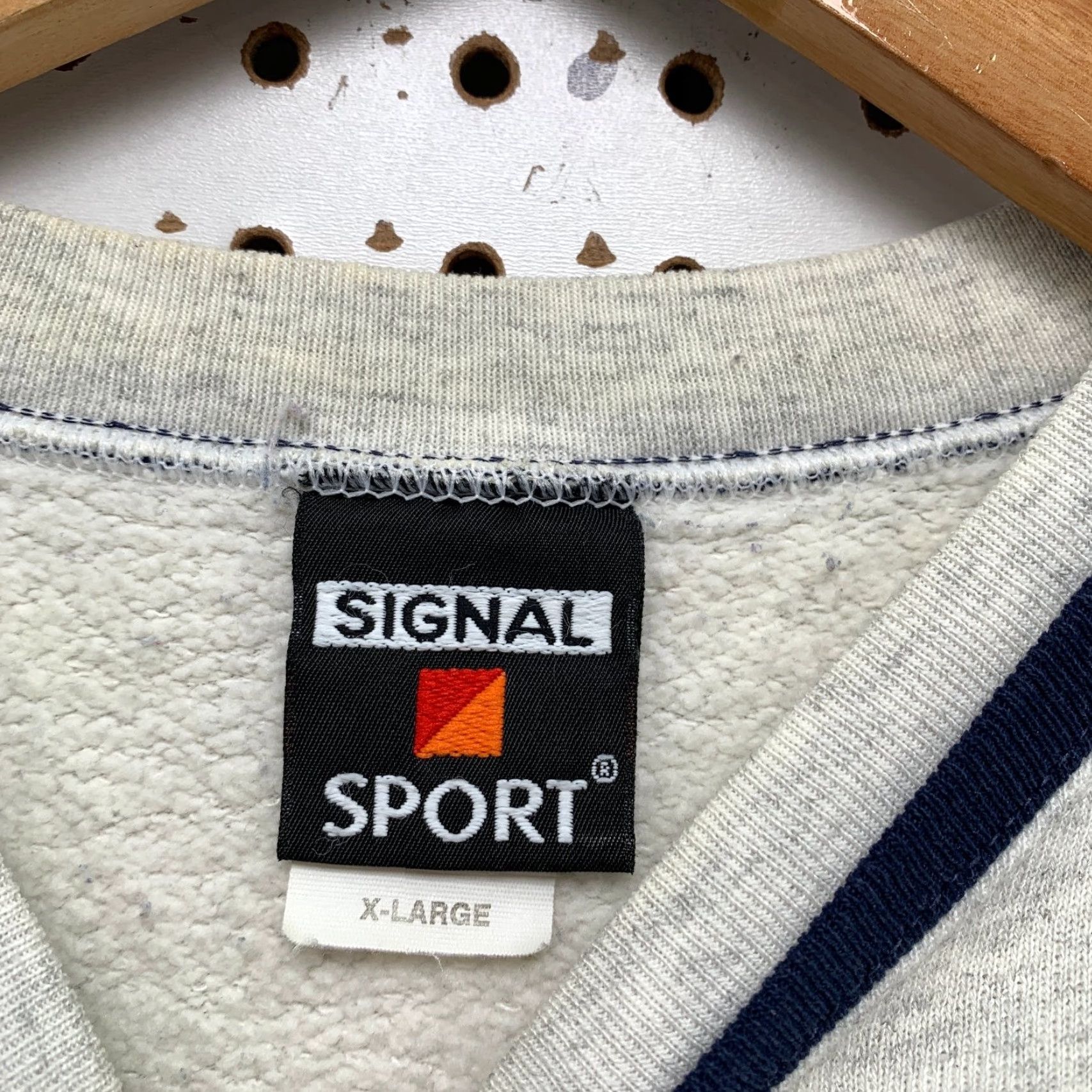 Vintage VINTAGE Signal Spartans Sweatshirt Mens XL Gray Fleece Crewneck Made USA Size US XL / EU 56 / 4 - 3 Thumbnail