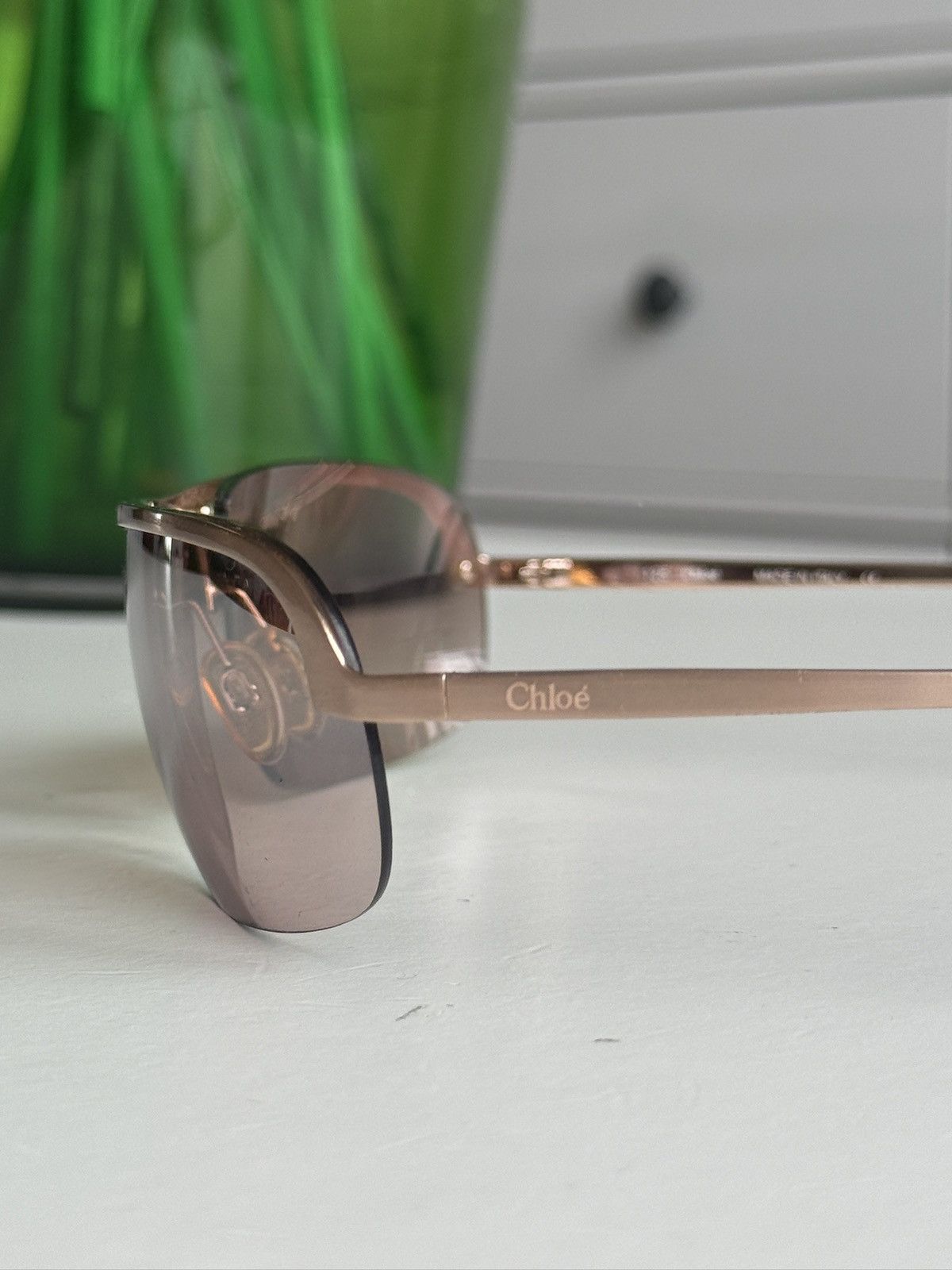 Chloe Y2K Sunglasses Deadstock Y2K Chloé Heart-Shaped Sunglasses | Depop main image 3