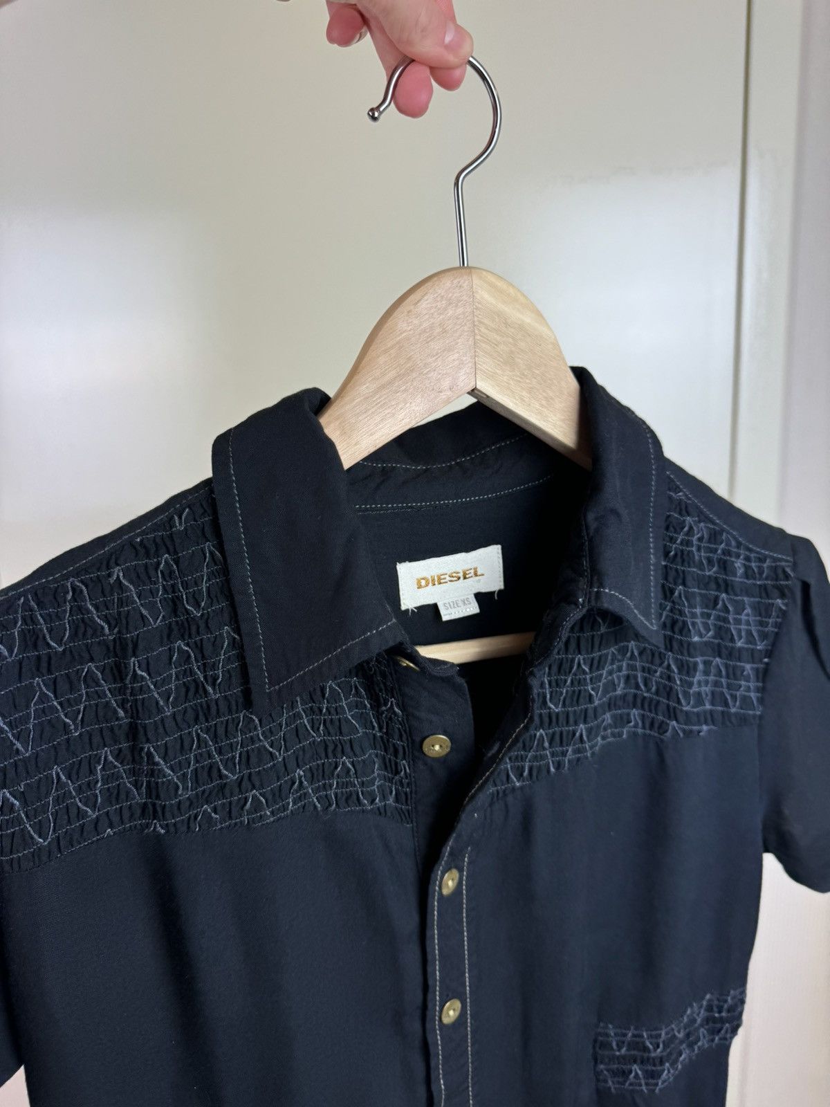 Diesel Diesel y2k opium grange button up shirt gothicgorp core xs Size XS / US 0-2 / IT 36-38 - 16 Thumbnail