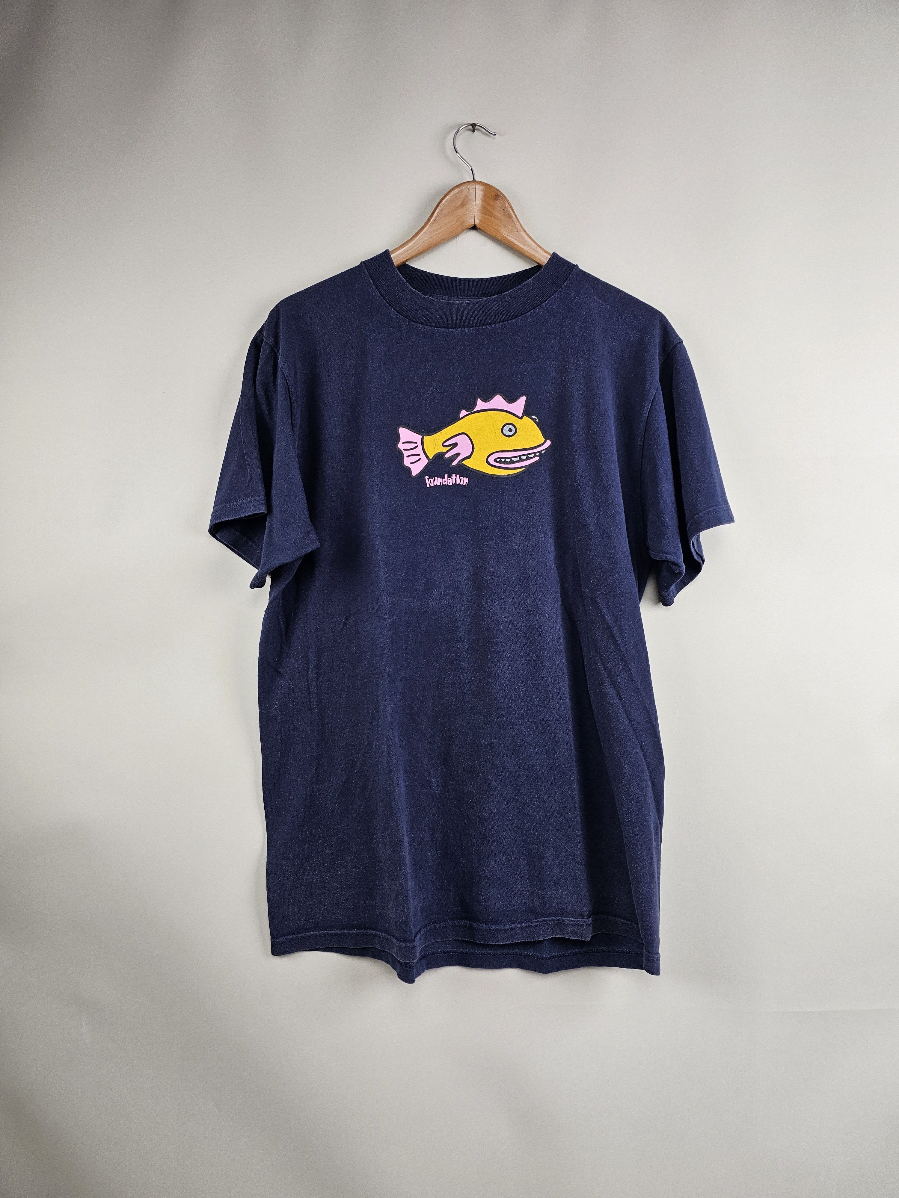 90’s STEVE BERRA Tee oldskate FOUNDATION Vintage Vintage Steve Berra Foundation Super Co. Skateboards