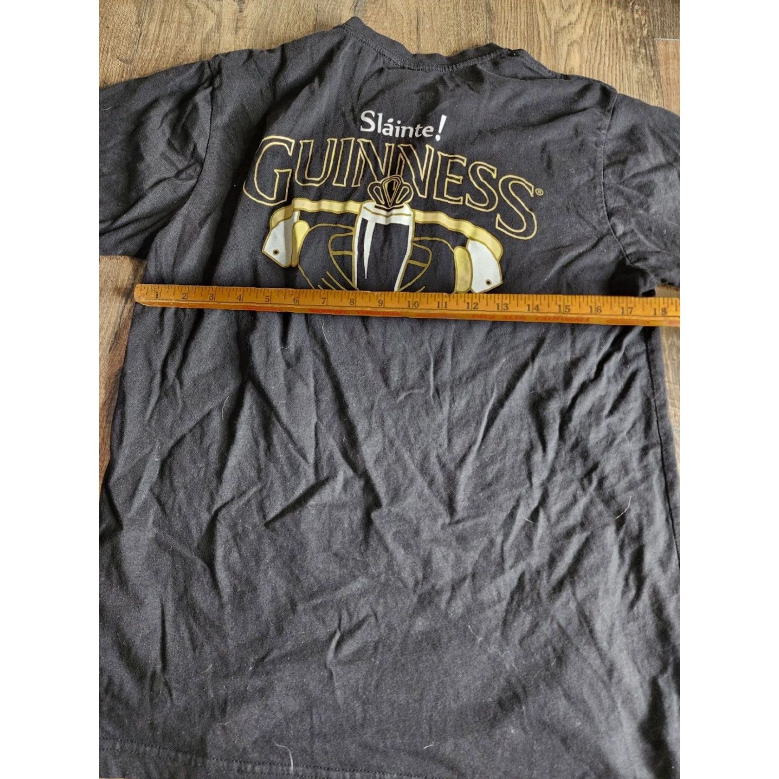 Vintage Guinness Mens T Shirt L Black 100% Cotton Short Sleeve Crew Neck Ireland Dublin Officially Licensed Beer Theme Screen Printed Graphics Vintage No Size US L / EU 52-54 / 3 - 3 Thumbnail