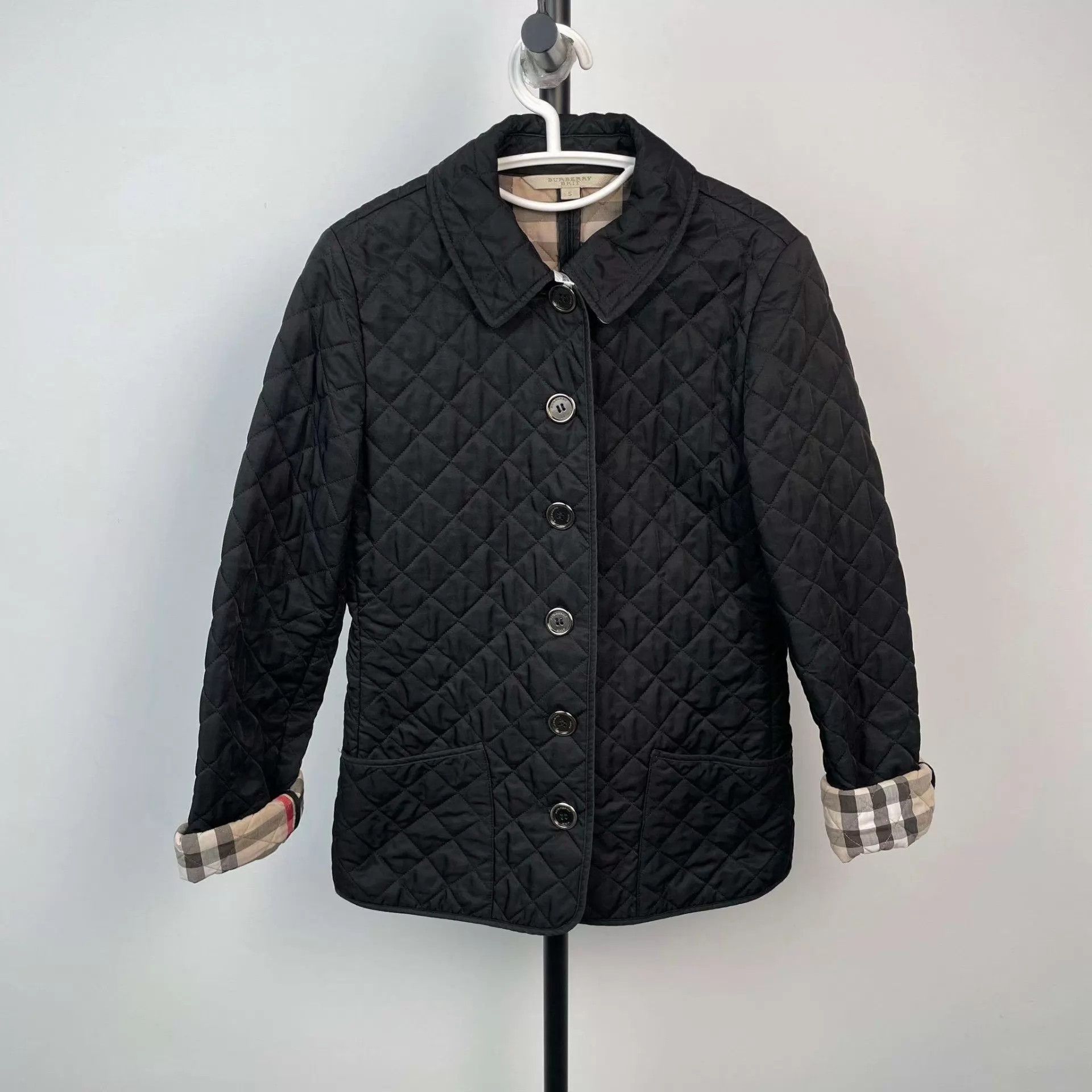 Burberry Burberry Black Polyester S Jacket Size S / US 4 / IT 40 - 1 Thumbnail