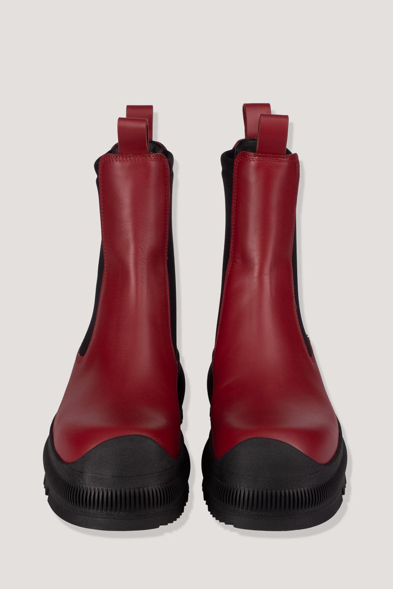 Jil Sander o1loc1c1124 Boot in Black & Red Size US 8 / IT 38 - 3 Thumbnail