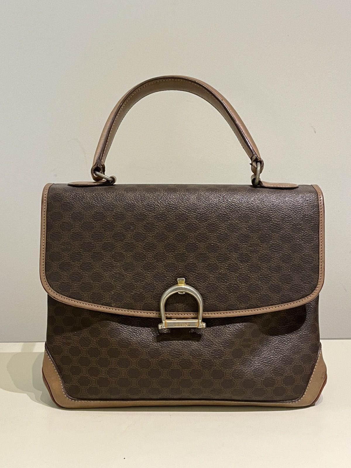 Celine CELINE KELLY BAG MACADAM Size ONE SIZE - 1 Thumbnail