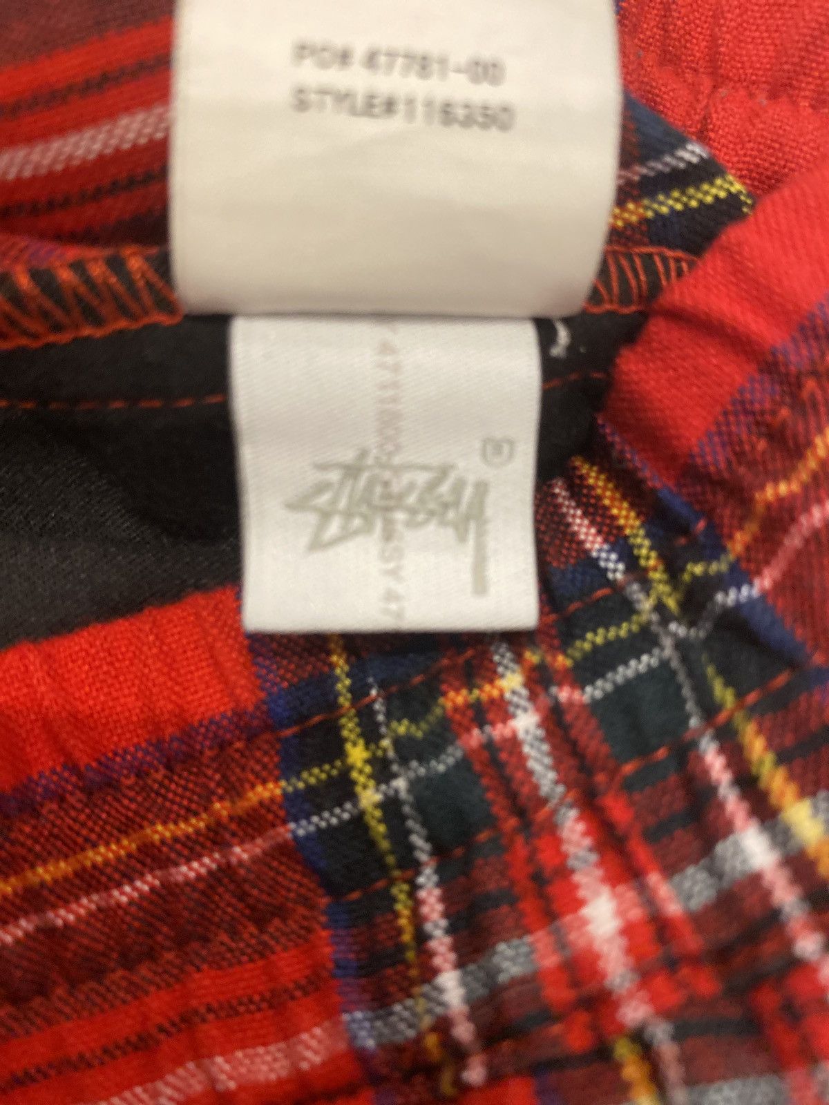 Stussy Stussy red plaid pants Size US 40 / EU 56 - 6 Thumbnail