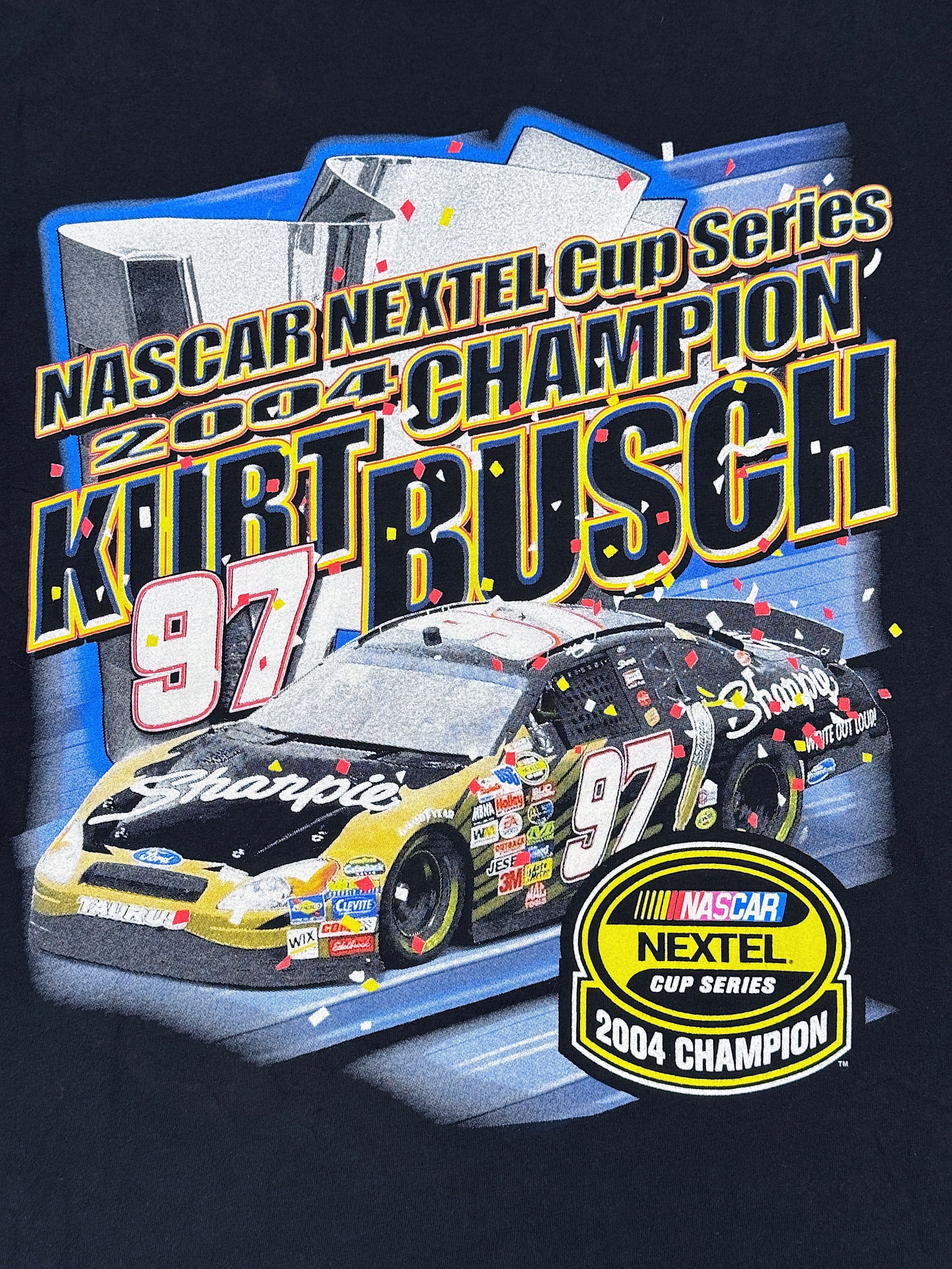 NASCAR 2004 Nascar Nextel Cup Racing T-Shirt #97 Kurt Busch Size US XL / EU 56 / 4 - 5 Thumbnail
