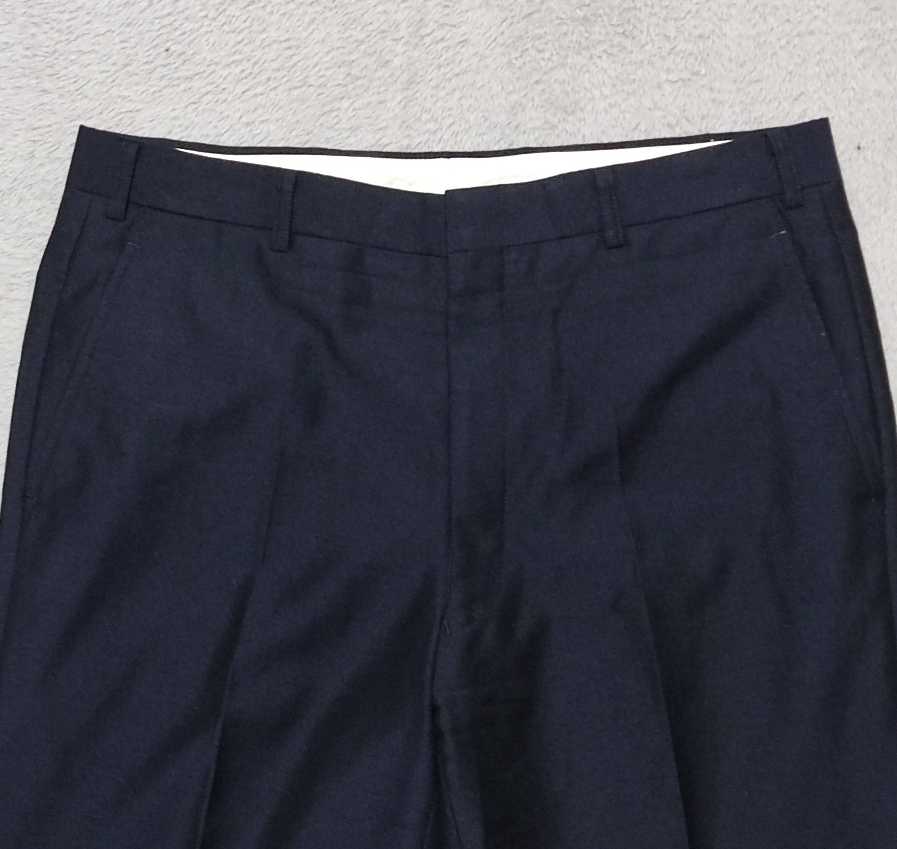 Burberry Vintage Burberrys Wool Mohair Blend Trousers Navy Blue Japan Size US 34 / EU 50 - 3 Thumbnail