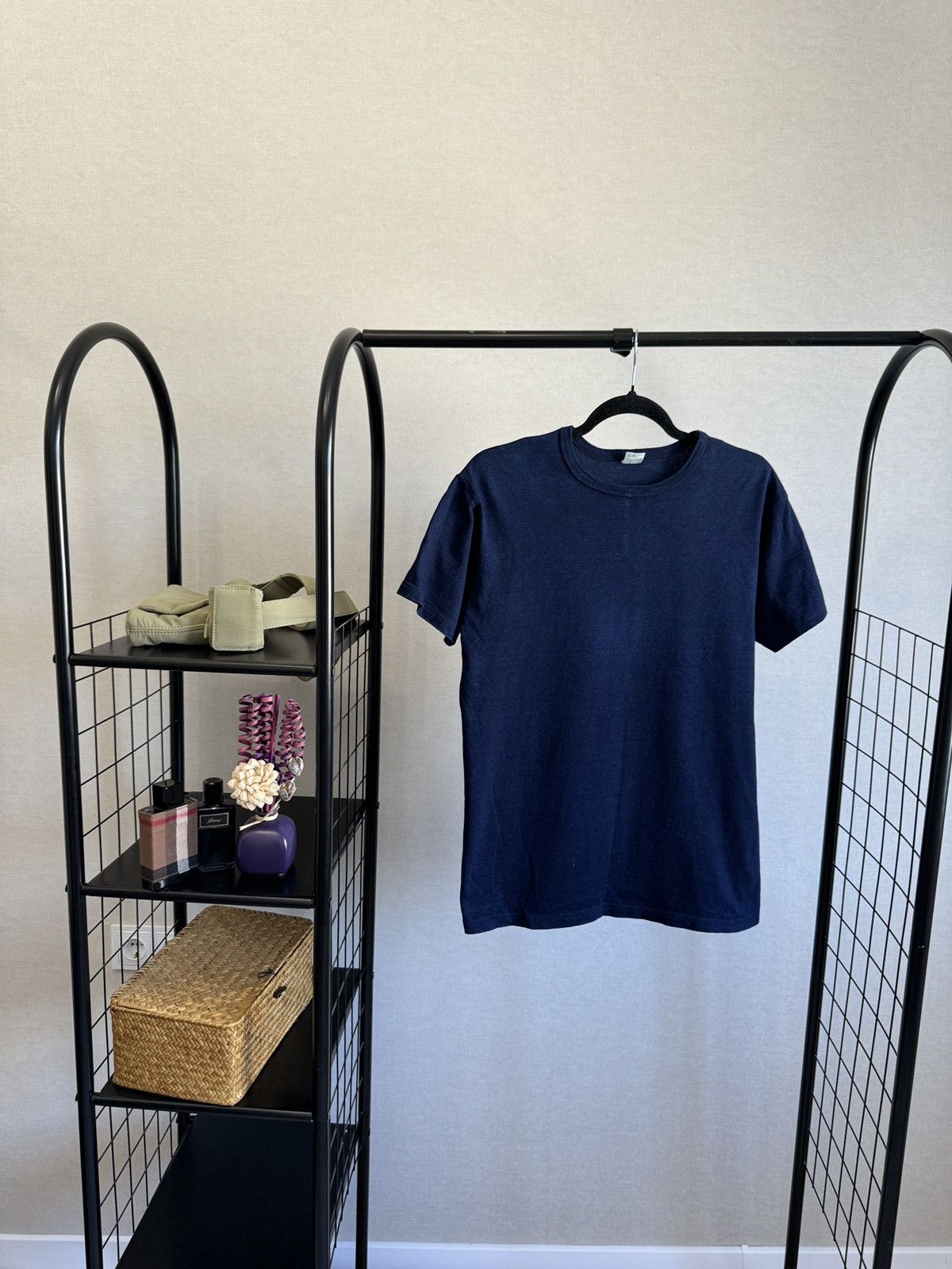 3sixteen 3Sixsteen wash indigo blue made in USA basic tee shirt Size US M / EU 48-50 / 2 - 2 Thumbnail