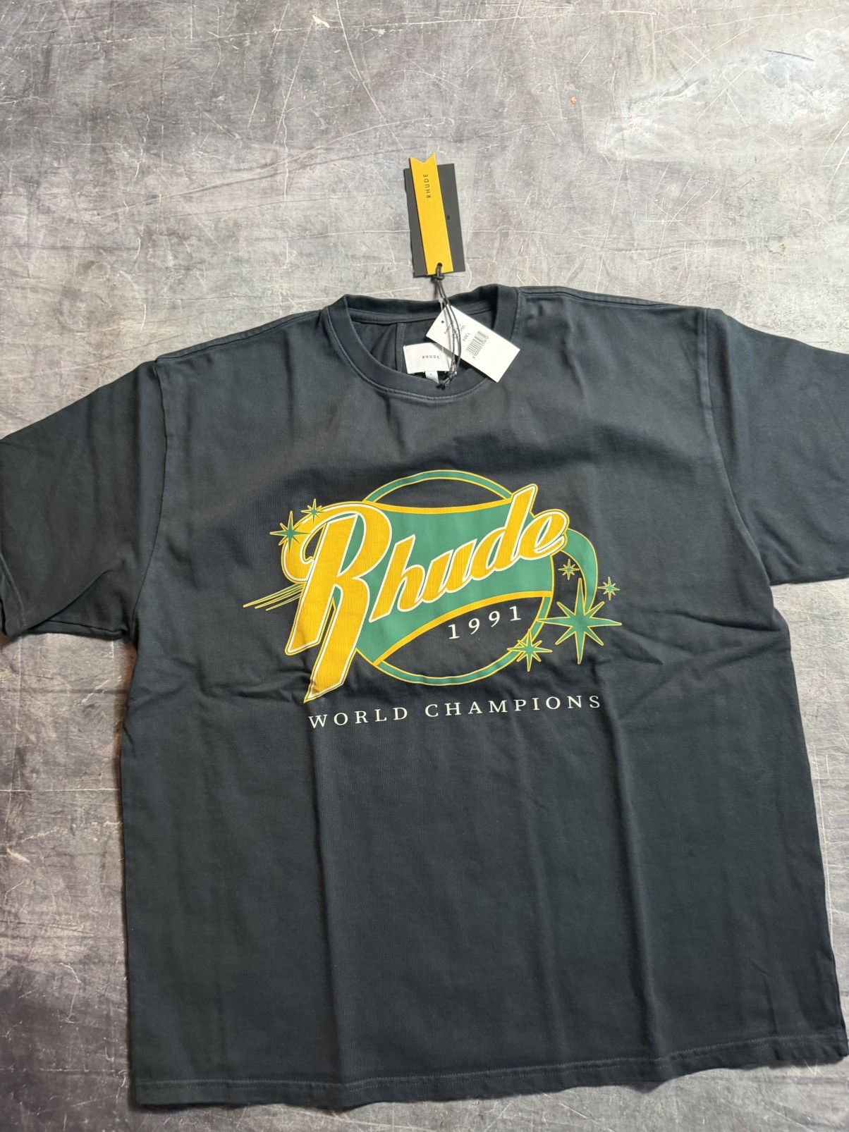 Rhude Rhude World Champion Logo T-Shirt Size US L / EU 52-54 / 3 - 1 Thumbnail