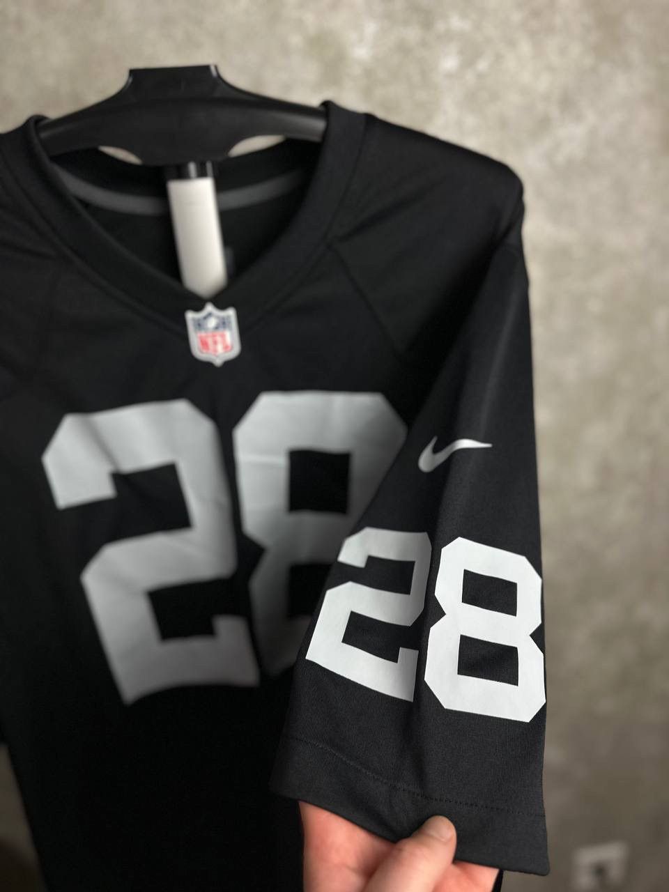 Nike NIKE Las Vegas Oakland Raiders Josh Jacobs Black NFL Size US XL / EU 56 / 4 - 4 Thumbnail