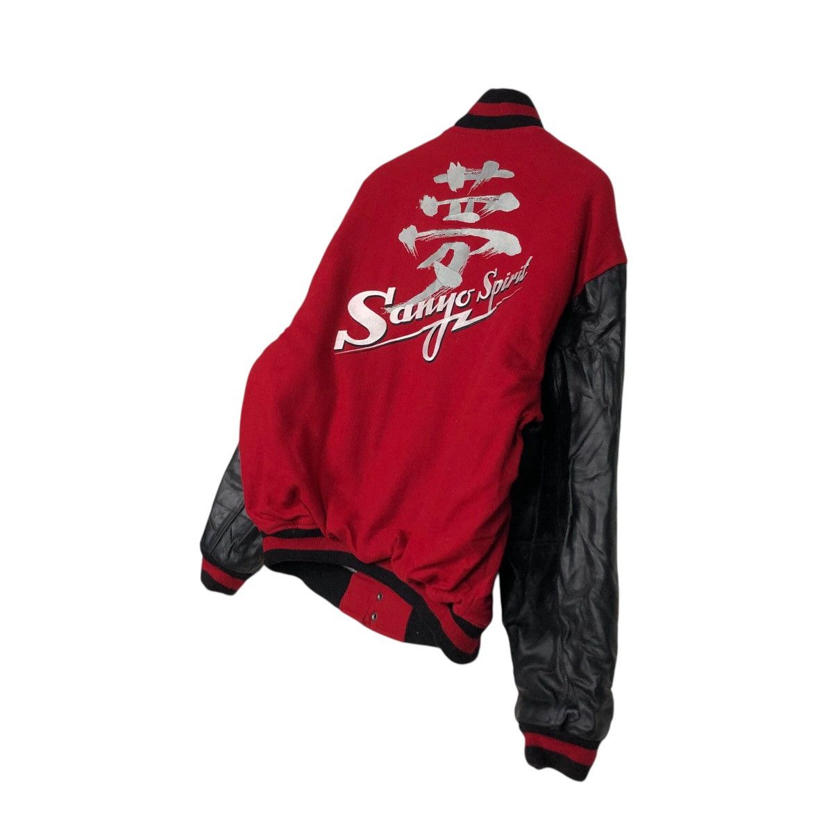 Japanese Brand 📌Vintage Varsity Leather Jacket Wild Knight Embroidery Size US L / EU 52-54 / 3 - 12 Thumbnail