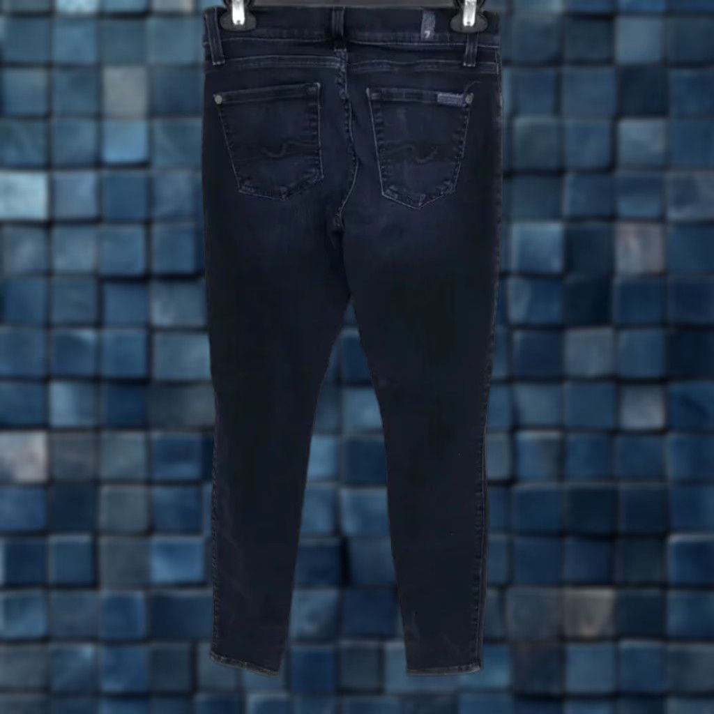 7 For All Mankind 7 For All Mankind Jeans Woman’s Guenevere Skinny Dark Blue Denim 7 For All Mankind Guenevere Size 25 Womens Jeans Blue Size 42" / US 20 - 1 Thumbnail