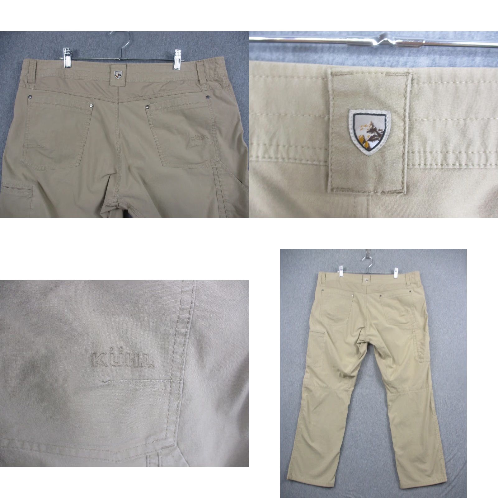 Vintage Kühl Radikl Pants Mens 40x30 Khaki Hiking Outdoor Stretch Nylon Blend Casual Shirt? Size US 40 / EU 56 - 8 Thumbnail