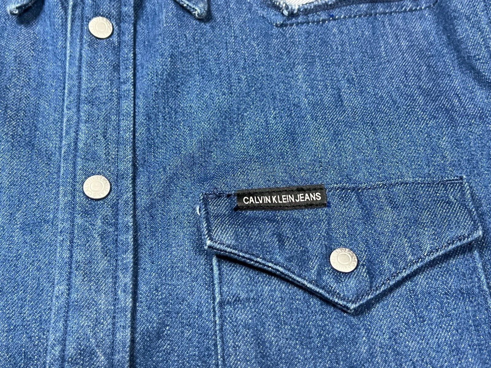 Calvin Klein Calvin Klein men's denim shirt Size US M / EU 48-50 / 2 - 5 Thumbnail
