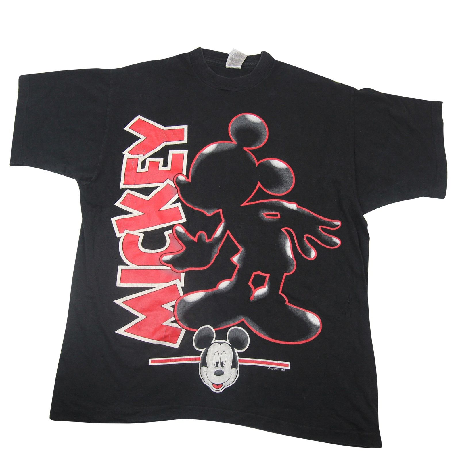 Disney × Mickey Mouse × Vintage Vintage Mickey Mouse Big Graphic T Shirt Size US XL / EU 56 / 4 - 1 Thumbnail