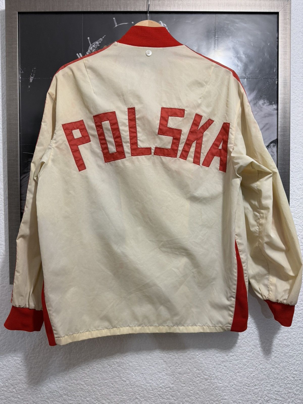 USA Olympics POLSKA OLYMPIC GAMES TRACK JACKET VINTAGE 1950’s Size US L / EU 52-54 / 3 - 4 Thumbnail