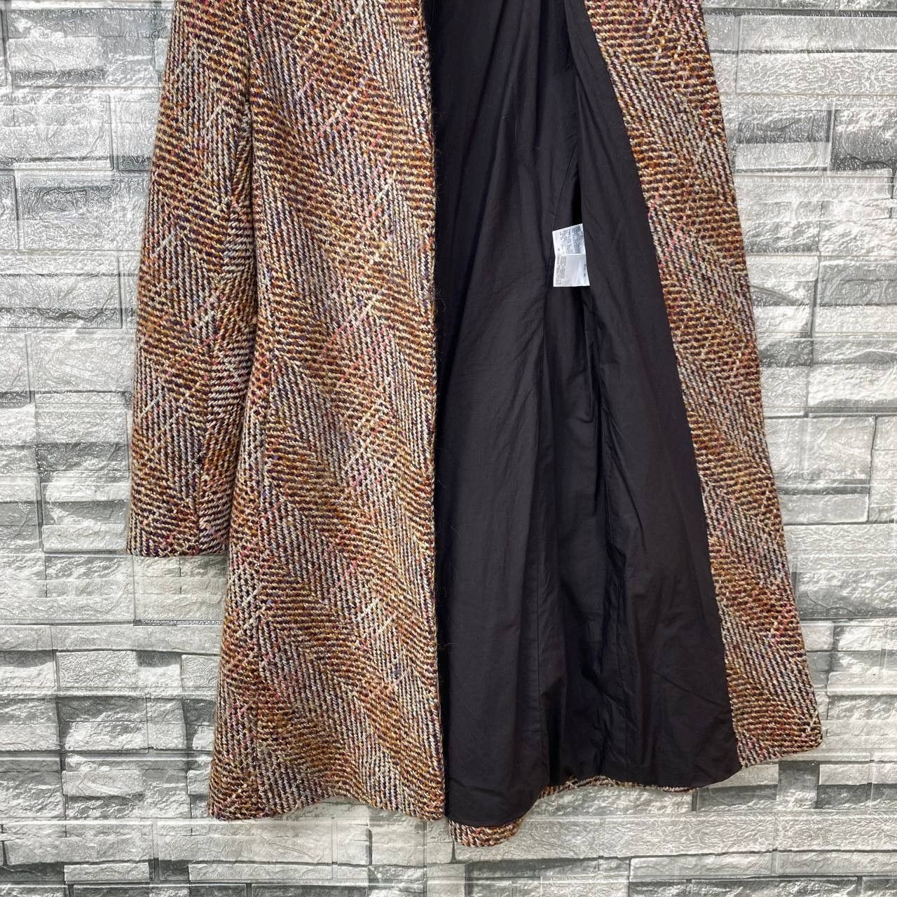 Max Mara MAX MARA TWEED KNITTED LONG COAT Size XS / US 0-2 / IT 36-38 - 14 Thumbnail