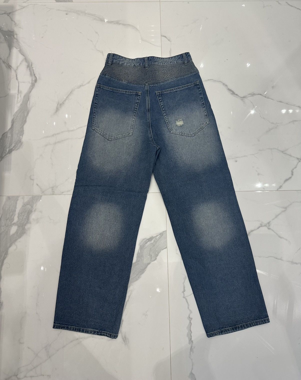 Balmain Haunted Starbucks Baggy Balmain Jeans Size US 30 / EU 46 - 6 Thumbnail
