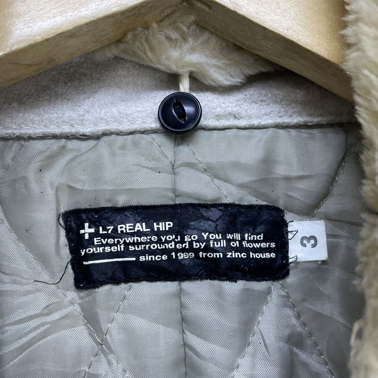 In The Attic × Japanese Brand × Le Grande Bleu (L.G.B.) Avant Garde Japanese Brand Real Zip Jacket Size US M / EU 48-50 / 2 - 7 Thumbnail
