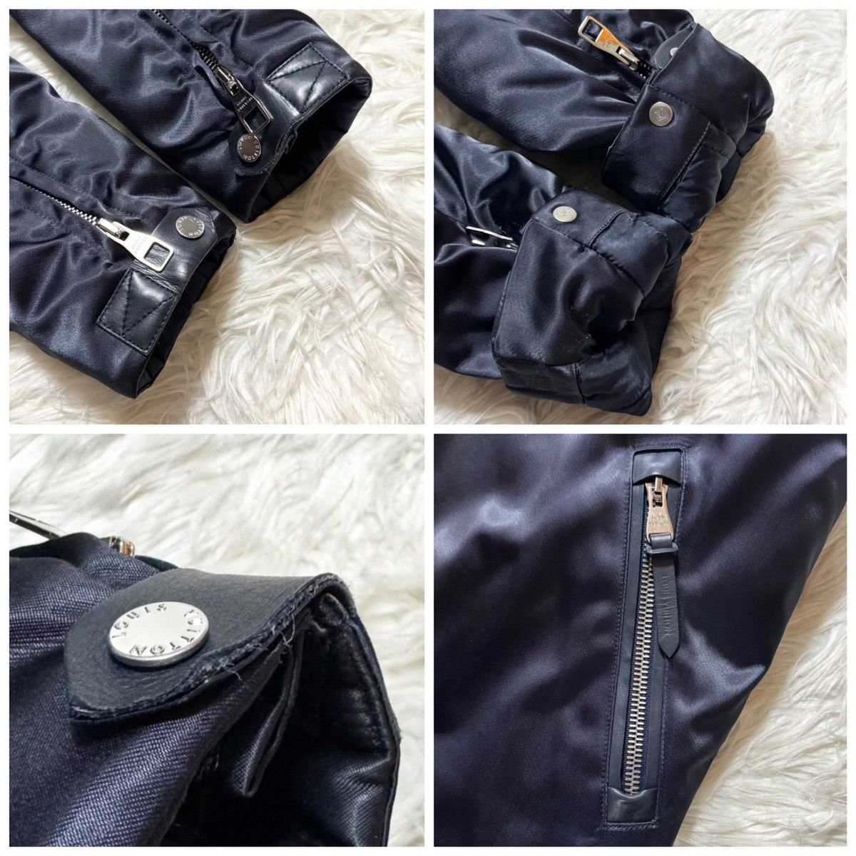 Louis Vuitton Louis Vuitton Runway Leather Bomber Jacket with Fur Hood Size US M / EU 48-50 / 2 - 4 Thumbnail