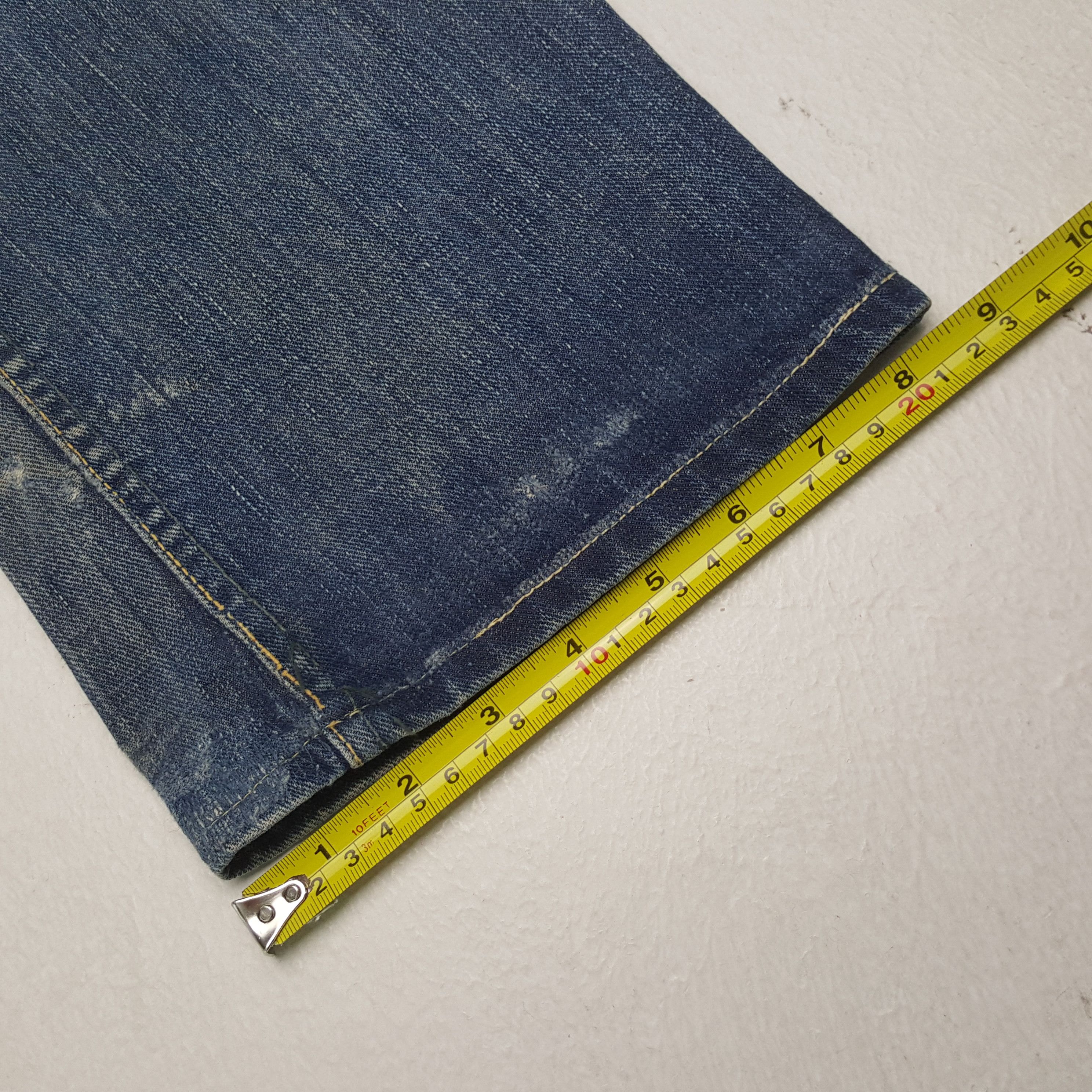 Lee Vintage 70's Lee Riders American Brand Distressed Jeans RR14 Size US 30 / EU 46 - 11 Thumbnail